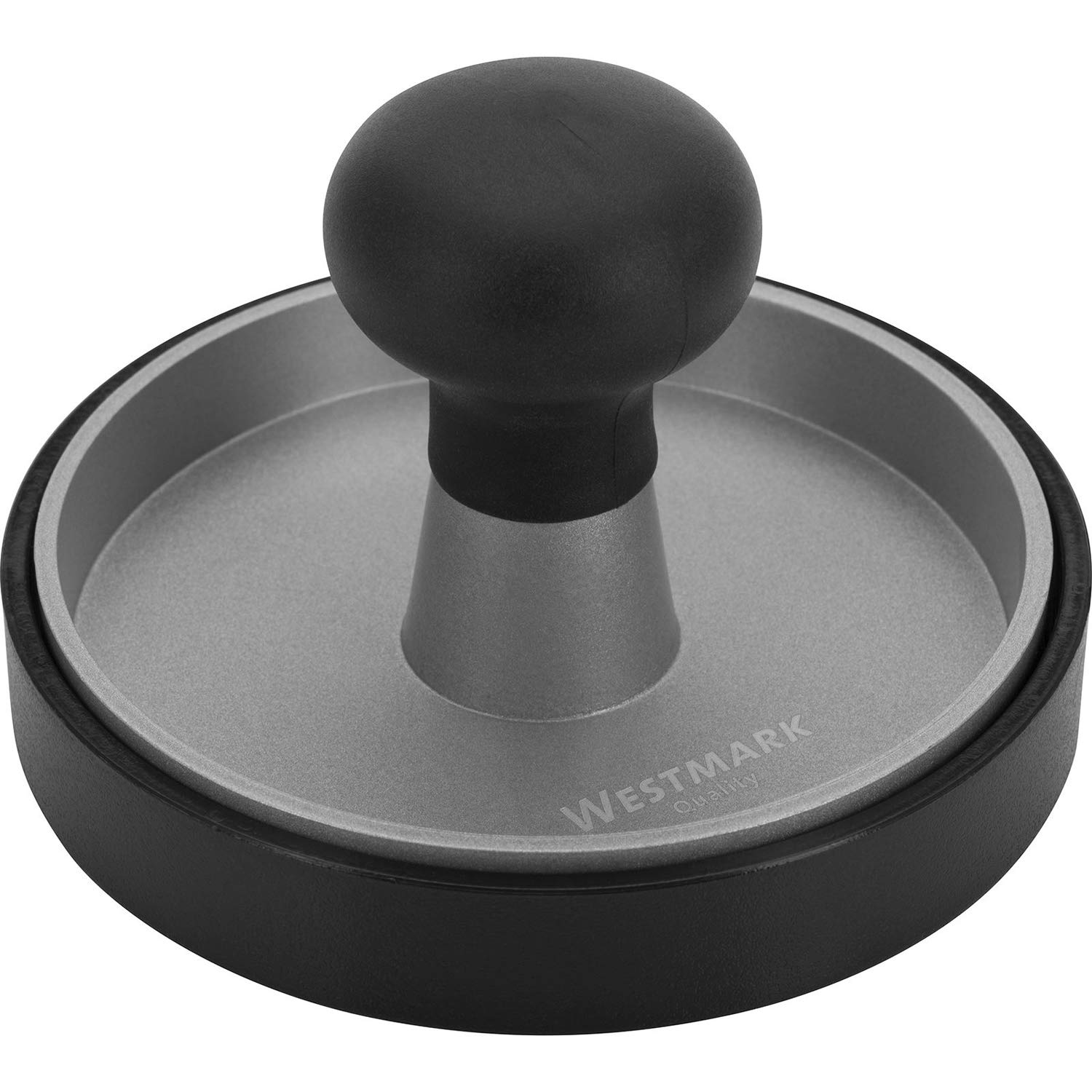westmark-uno-62312260-presse-hamburger-11-cm-aluminium-plastique-noir-argent image 3