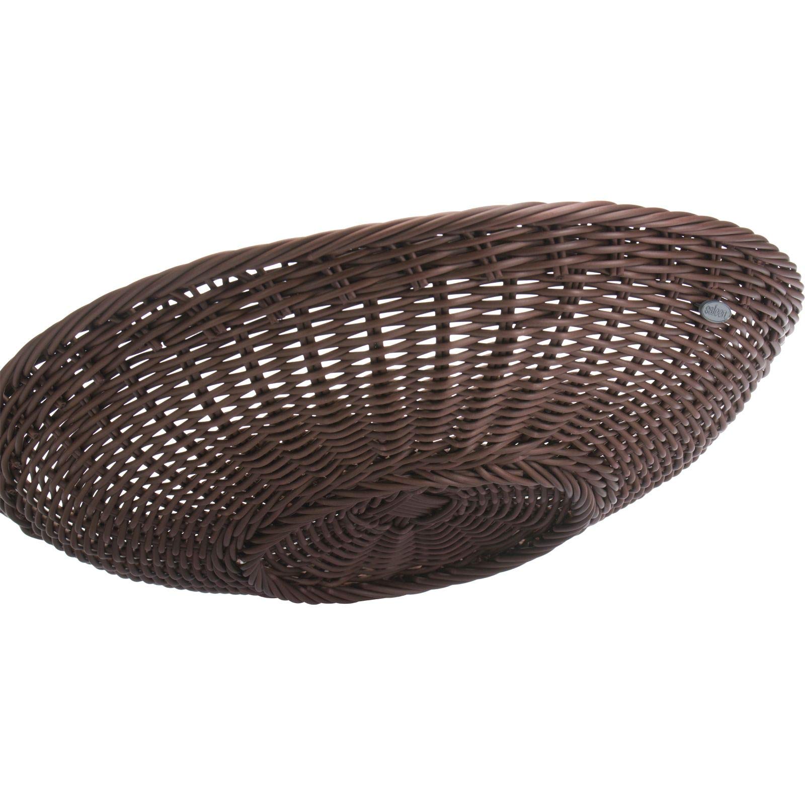 westmark-saleen-2038910-corbeille-plate-marron-38-x-7-5-cm-vannerie-synth-tique- image 3