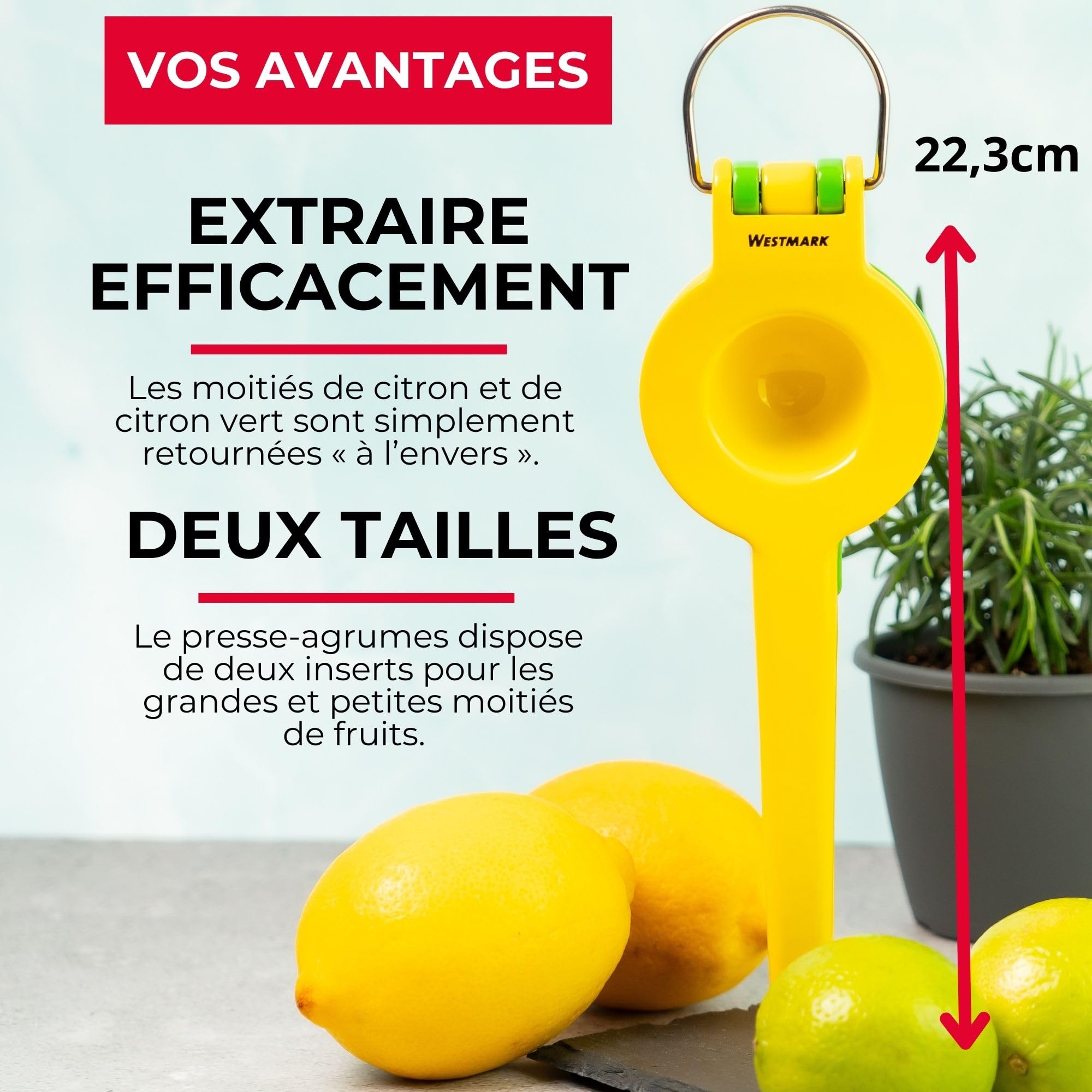 westmark-presse-agrumes-2-en-1-en-aluminium-avec-deux-inserts-pour-citron-vert-e image 5