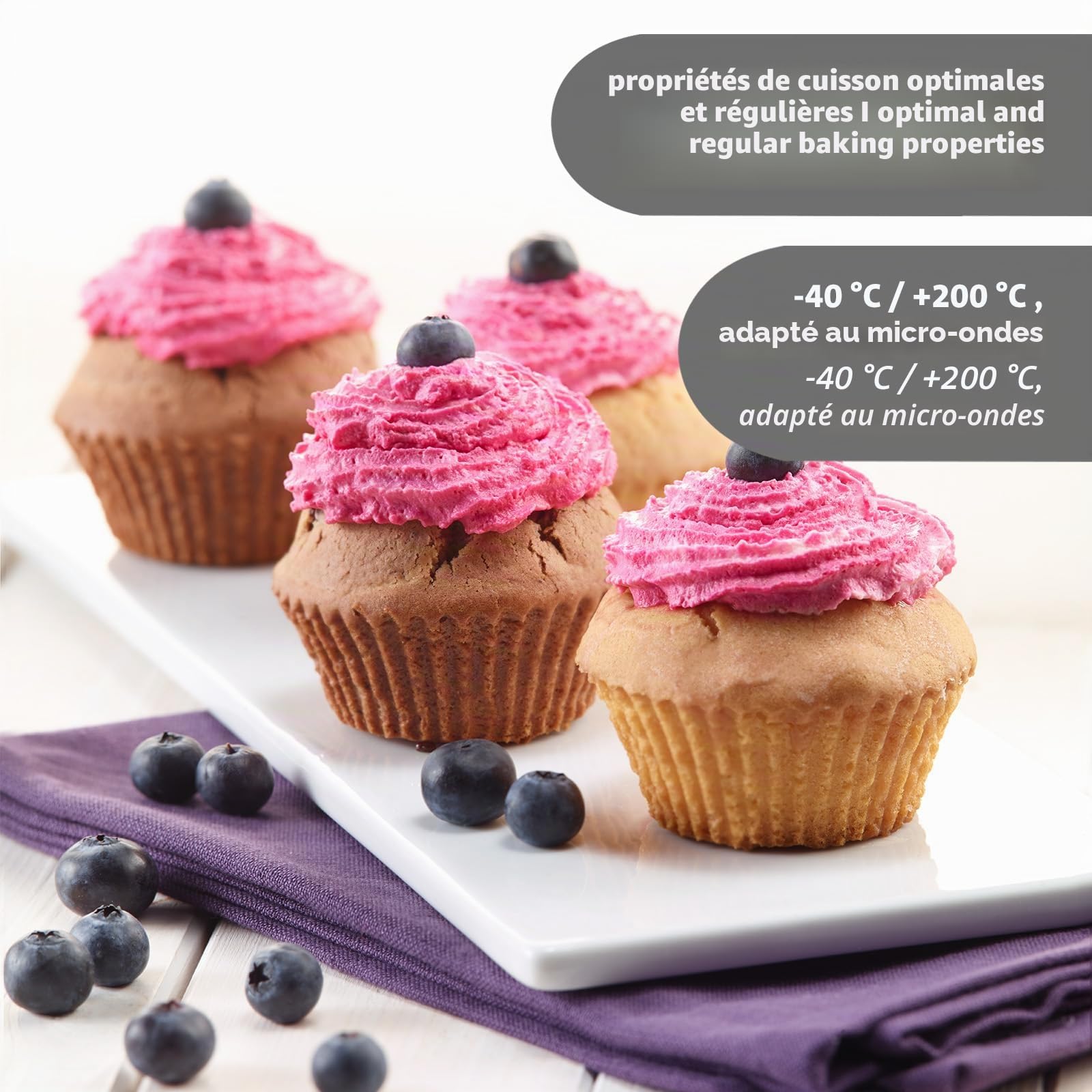 westmark-30142260-moules-muffin-silicone-set-de-6-7-x-7-x-3-cm-anti-adh-sif-roug image 5