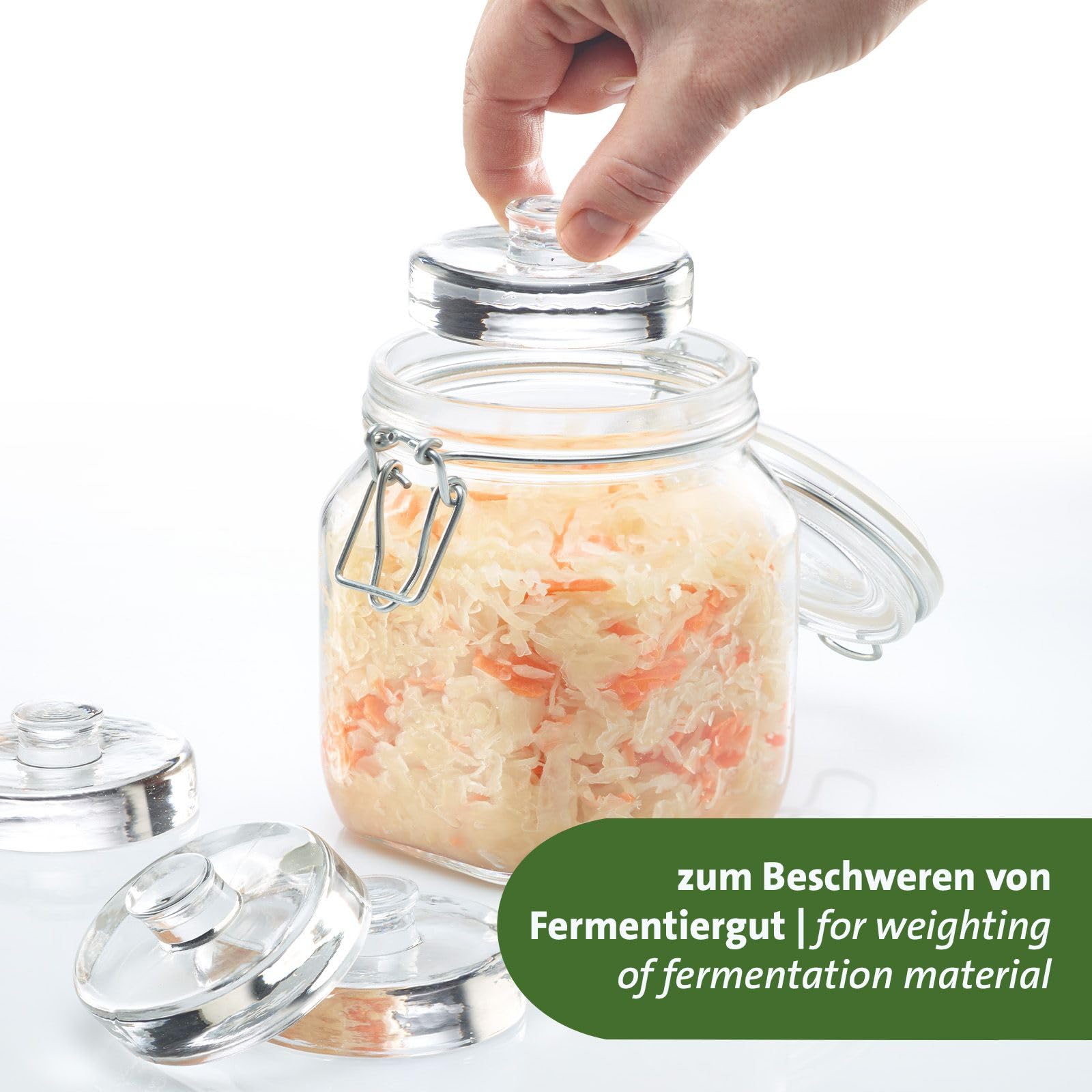 westmark-kit-de-fermentation-lot-de-4-poids-de-fermentation-en-verre-massif-7-cm image 4