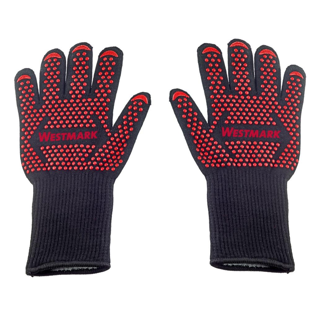 westmark-lot-de-2-gants-de-barbecue-ignifug-s-r-sistance-chaleur-jusqu-350-c-dou image 1