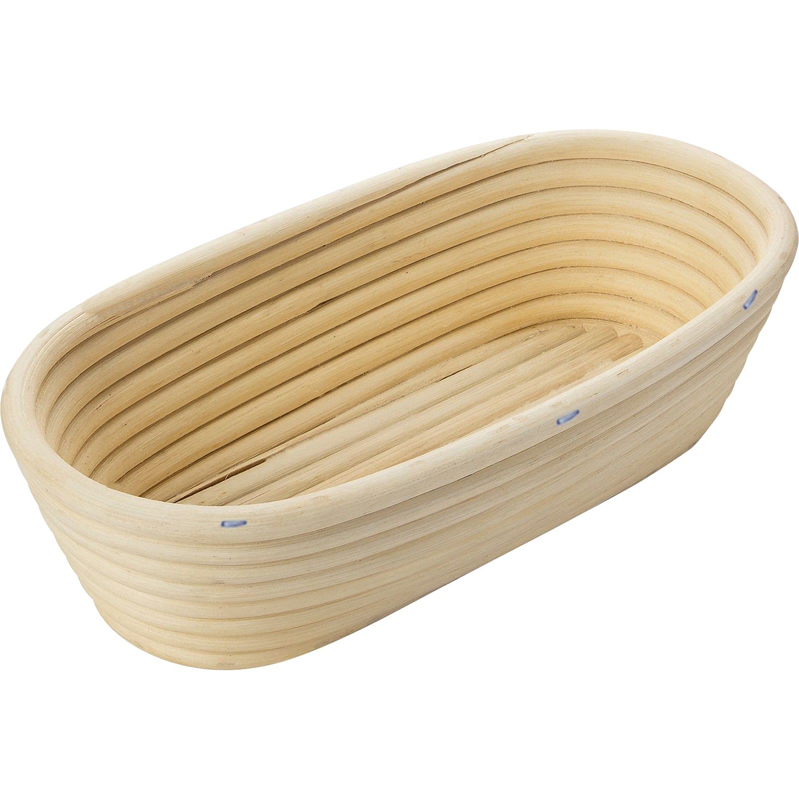 westmark-panier-fermentation-ovale-en-rotin-naturel-avec-couvercle-en-coton-pain image 2