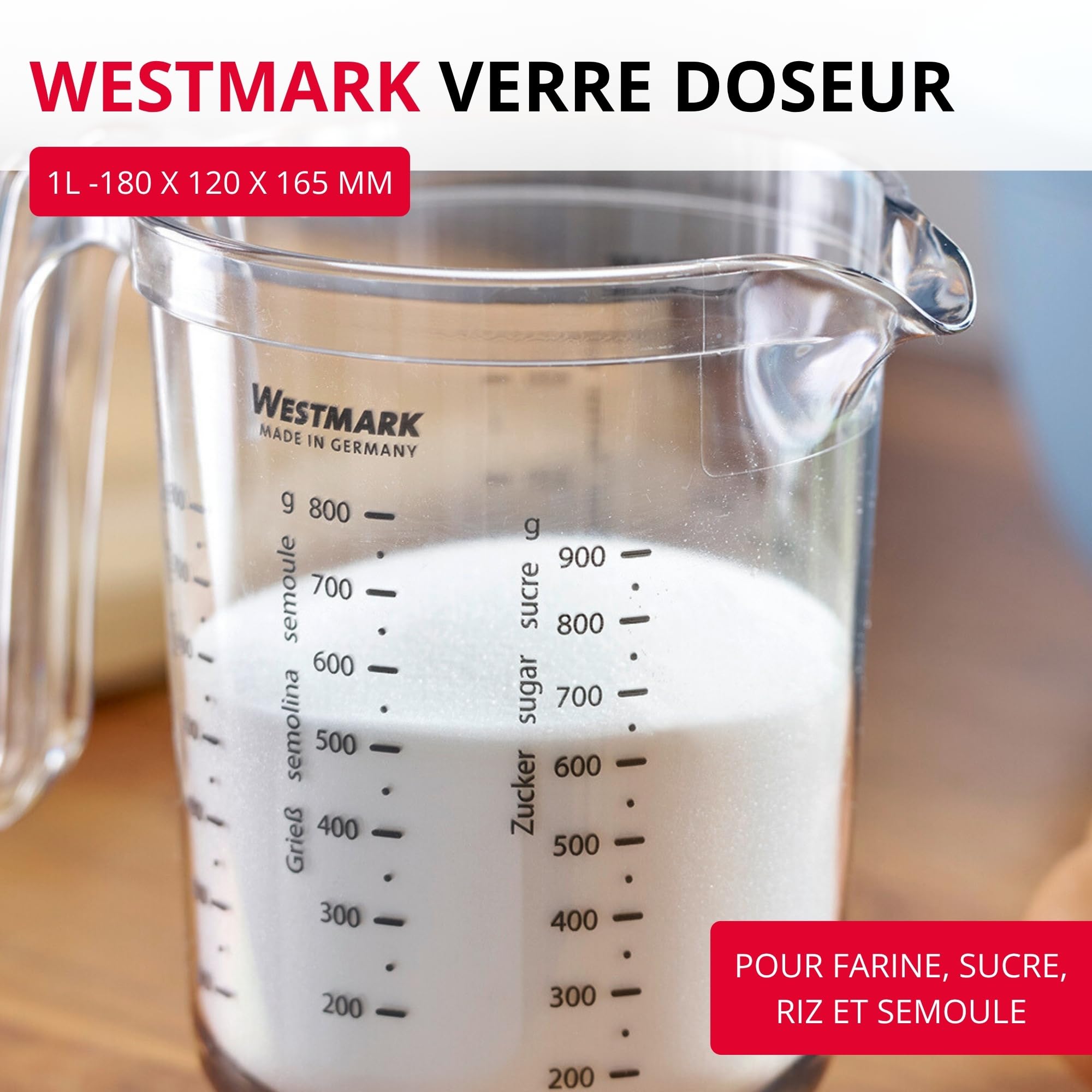 westmark-cruche-mesureur-gerda-1-litre-chelles-multilingues-ml-l-g-plastique-san image 2