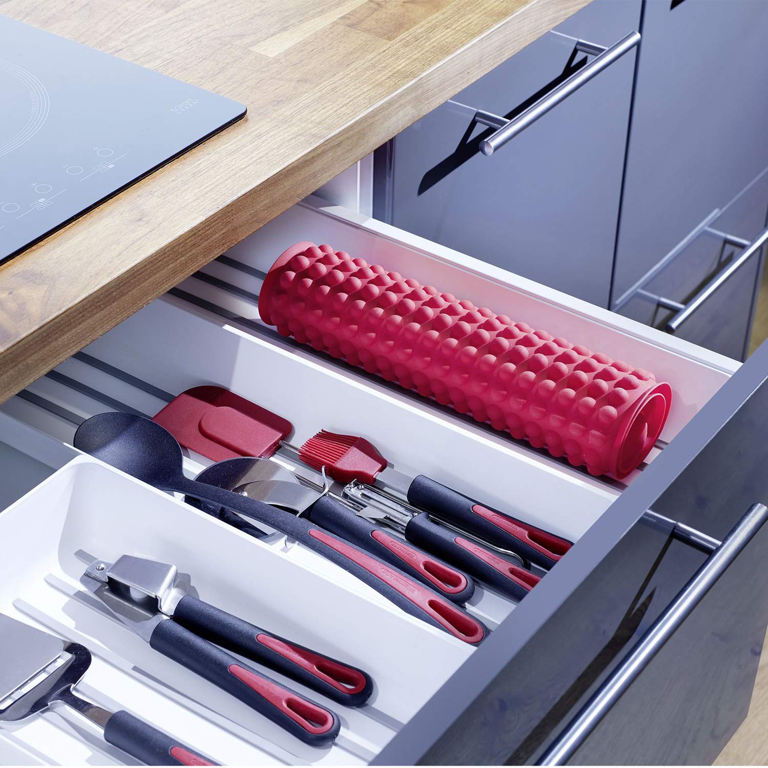westmark-crispy-30112260-tapis-de-cuisson-et-friture-silicone-28-x-40-cm-rouge-r image 6