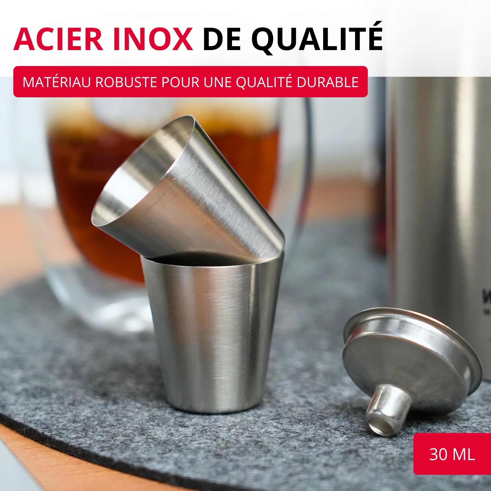 westmark-mendo-61583360-lot-de-4-mini-verres-liqueur-en-acier-inoxydable-18-8-30 image 4