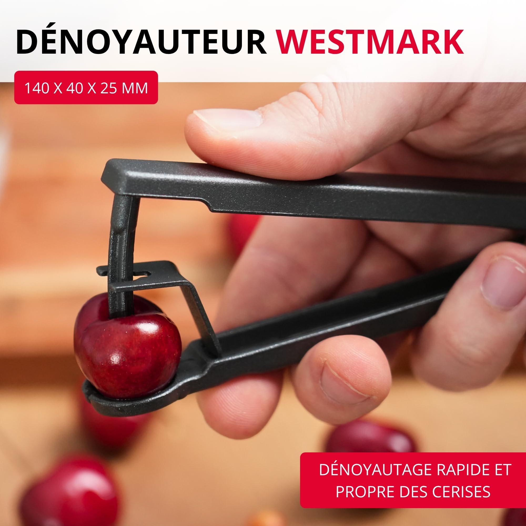 westmark-kernex-black-edition-d-noyauteur-cerises-aluminium-fabriqu-en-allemagne image 2