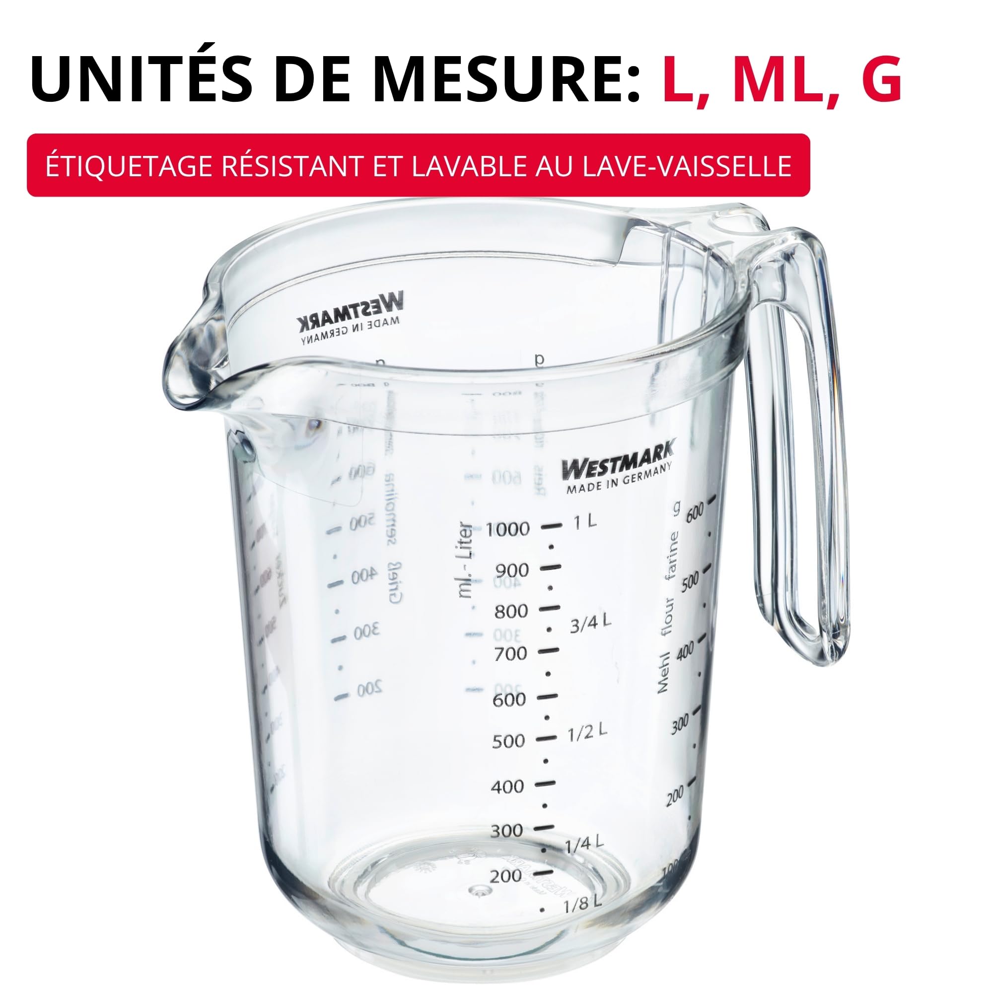 westmark-cruche-mesureur-gerda-1-litre-chelles-multilingues-ml-l-g-plastique-san image 6