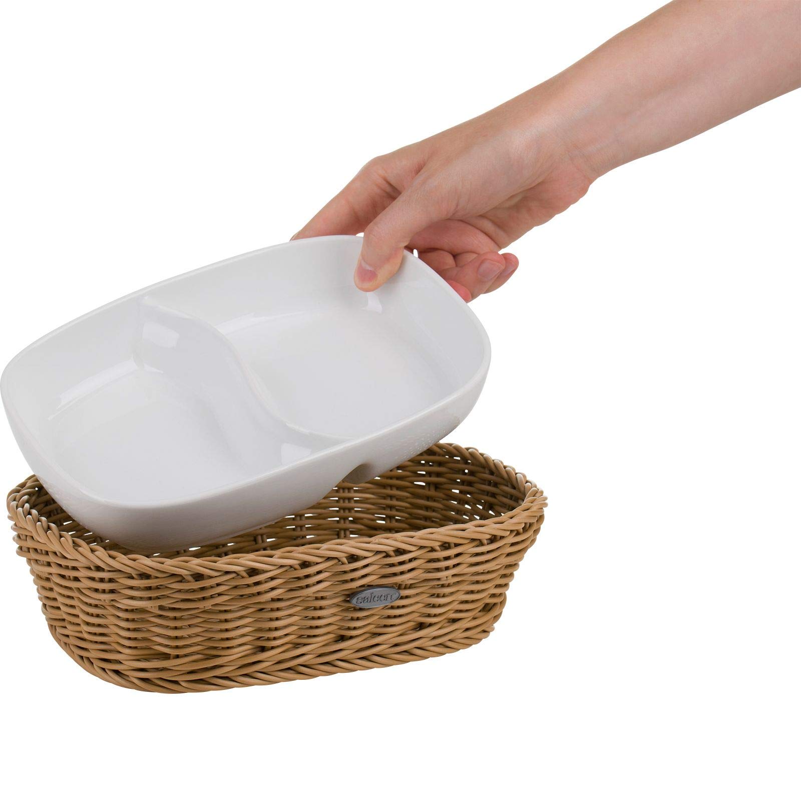 westmark-saleen-2101604160-panier-rectangulaire-avec-2-compartiments-en-porcelai image 2
