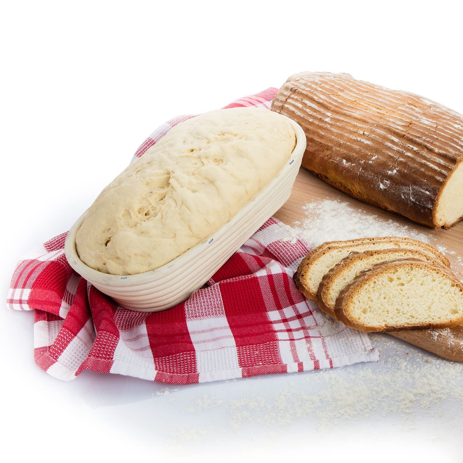 westmark-set-de-panier-de-fermentation-2-pi-ces-banneton-ovale-en-roseau-naturel image 6