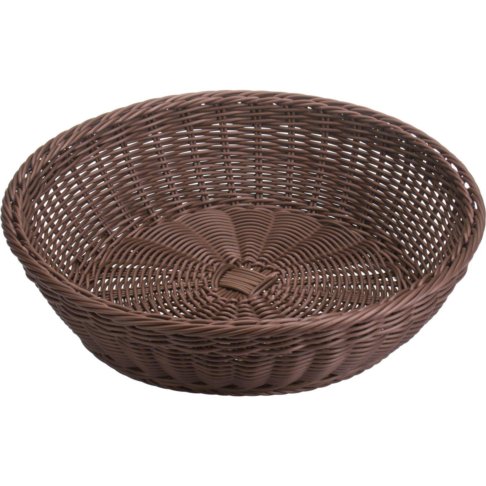 saleen-2038898-corbeille-ronde-marron-37-x-9-cm-vannerie-artisanale-r-sistante-l image 2
