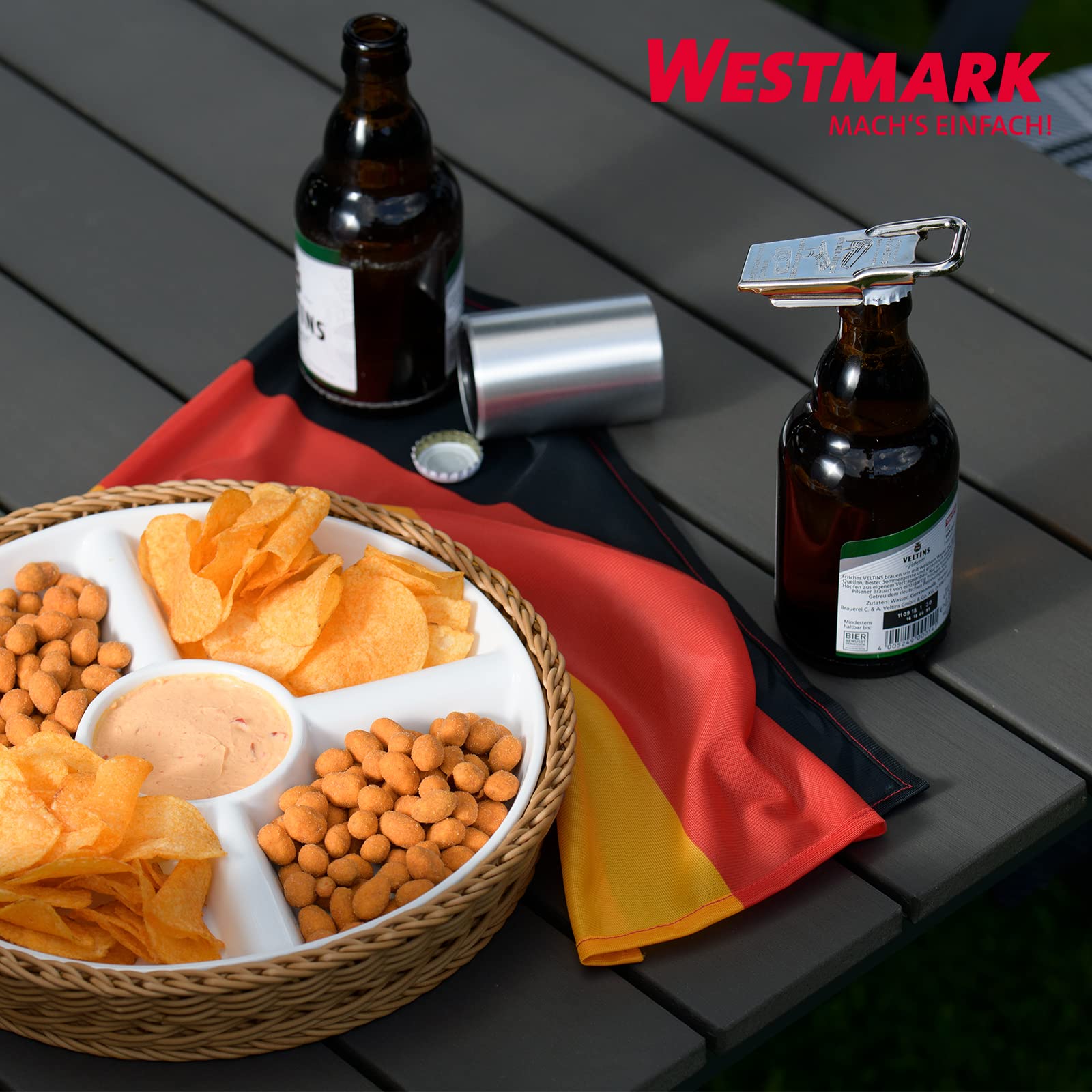 westmark-saleen-corbeille-antipastis-ronde-5-compartiments-en-porcelaine-amovibl image 7