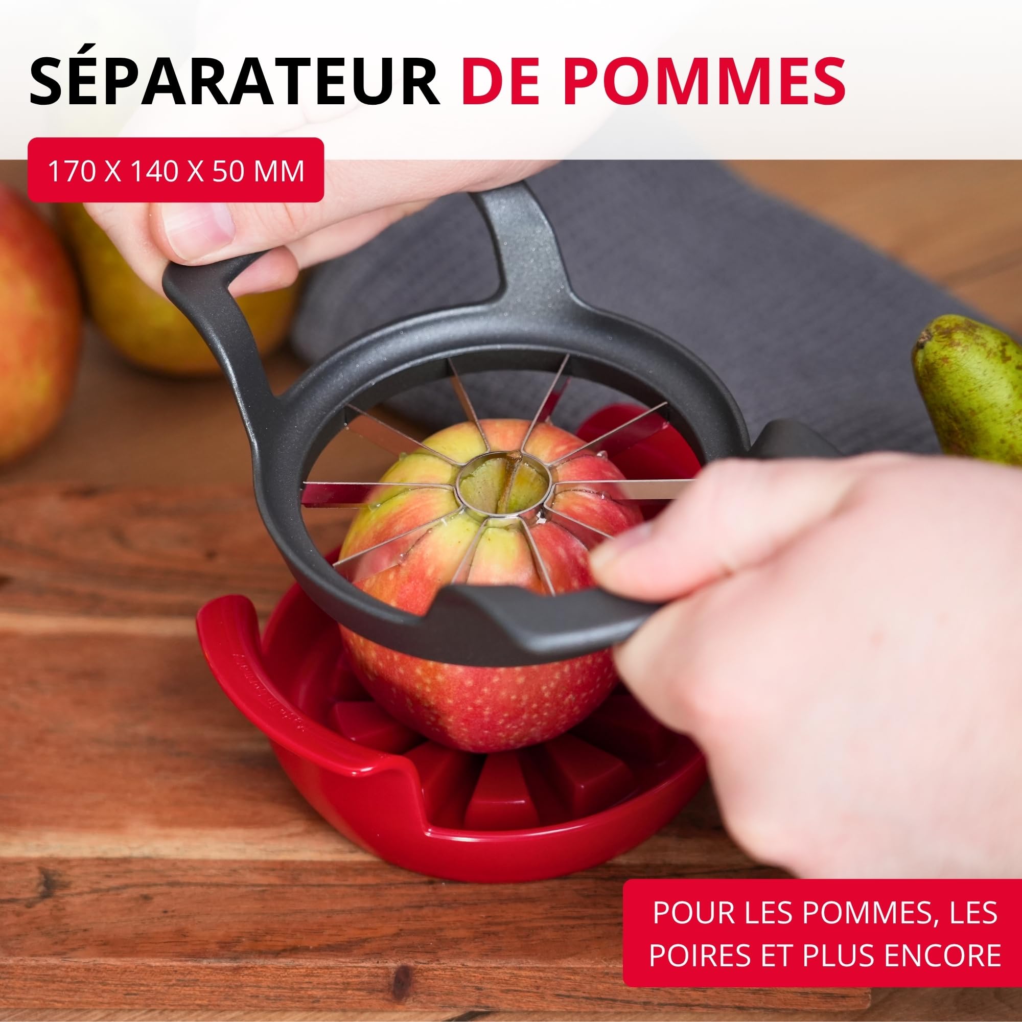 westmark-divisorex-spezial-black-edition-coupe-pommes-d-noyauteur-pour-pommes-et image 2