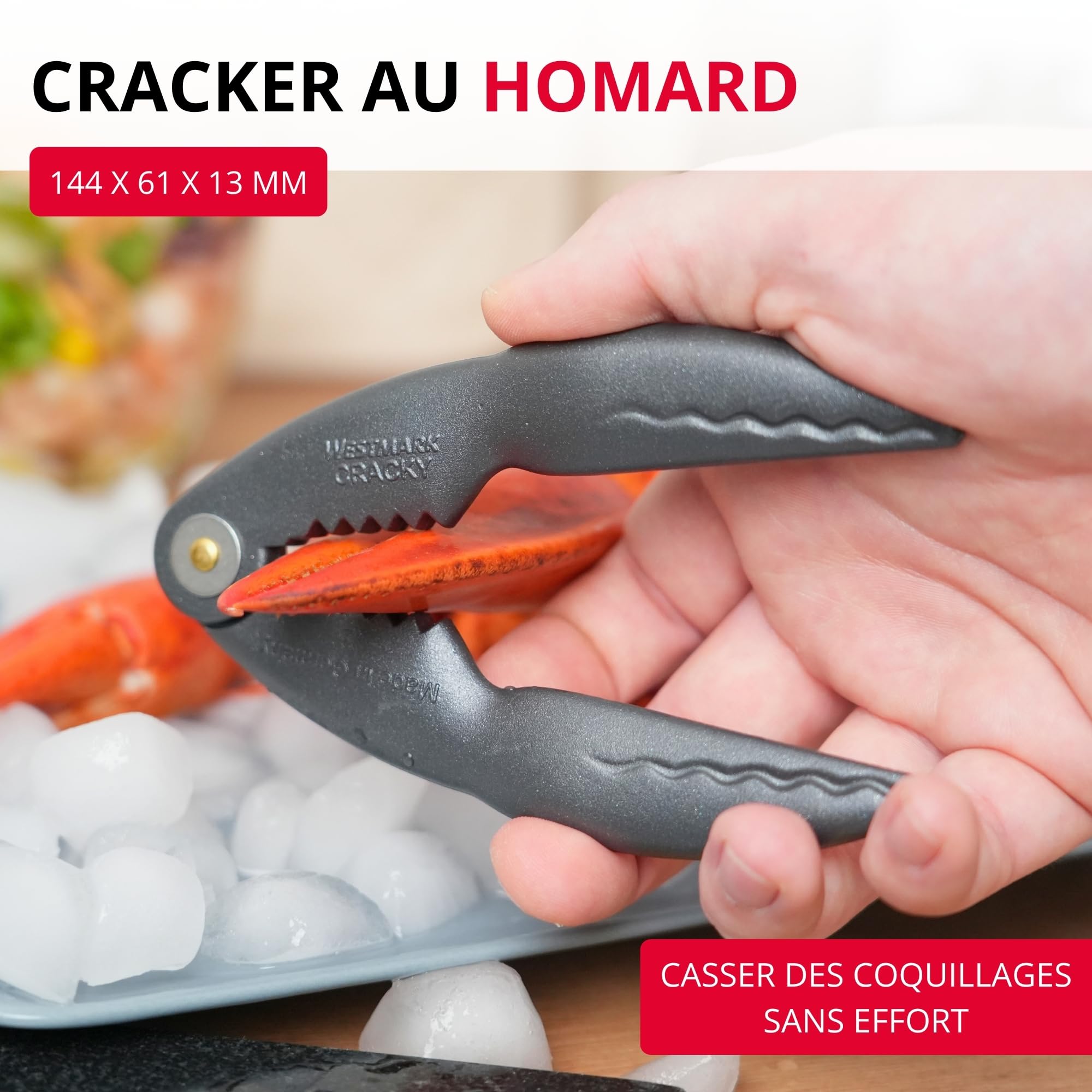 westmark-casse-homard-cracky-black-edition-en-aluminium-anthracite-pince-homard- image 2