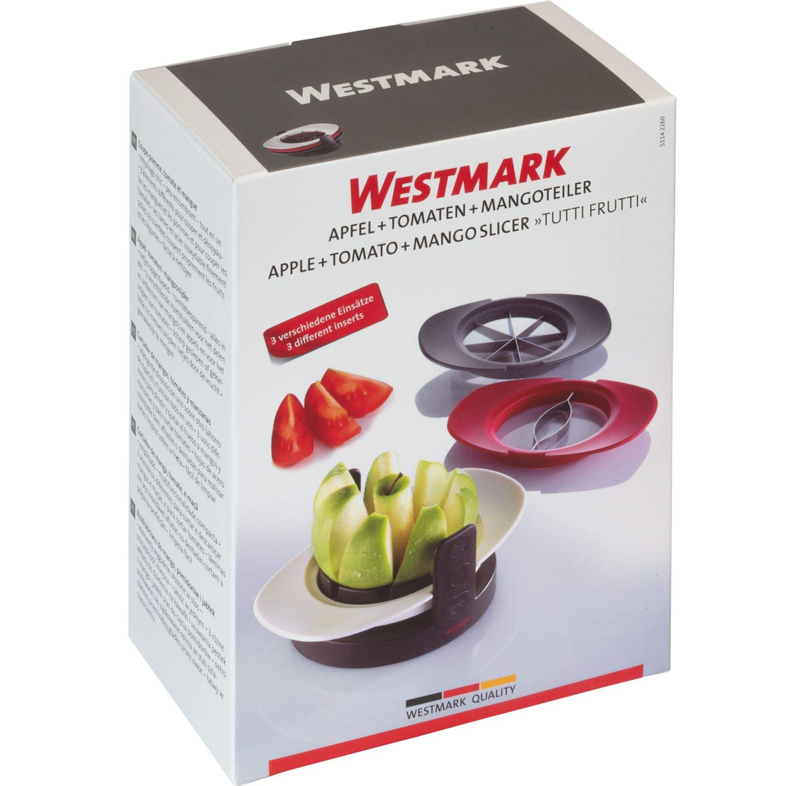 westmark-tutti-frutti-51142260-coupe-pomme-tomate-mangue-3-en-1-diviseur-multifo image 8