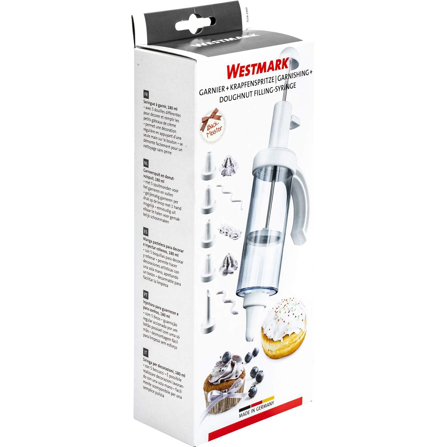 westmark-seringue-d-coration-et-beignets-appareil-p-tisserie-180-ml-avec-5-douil image 8