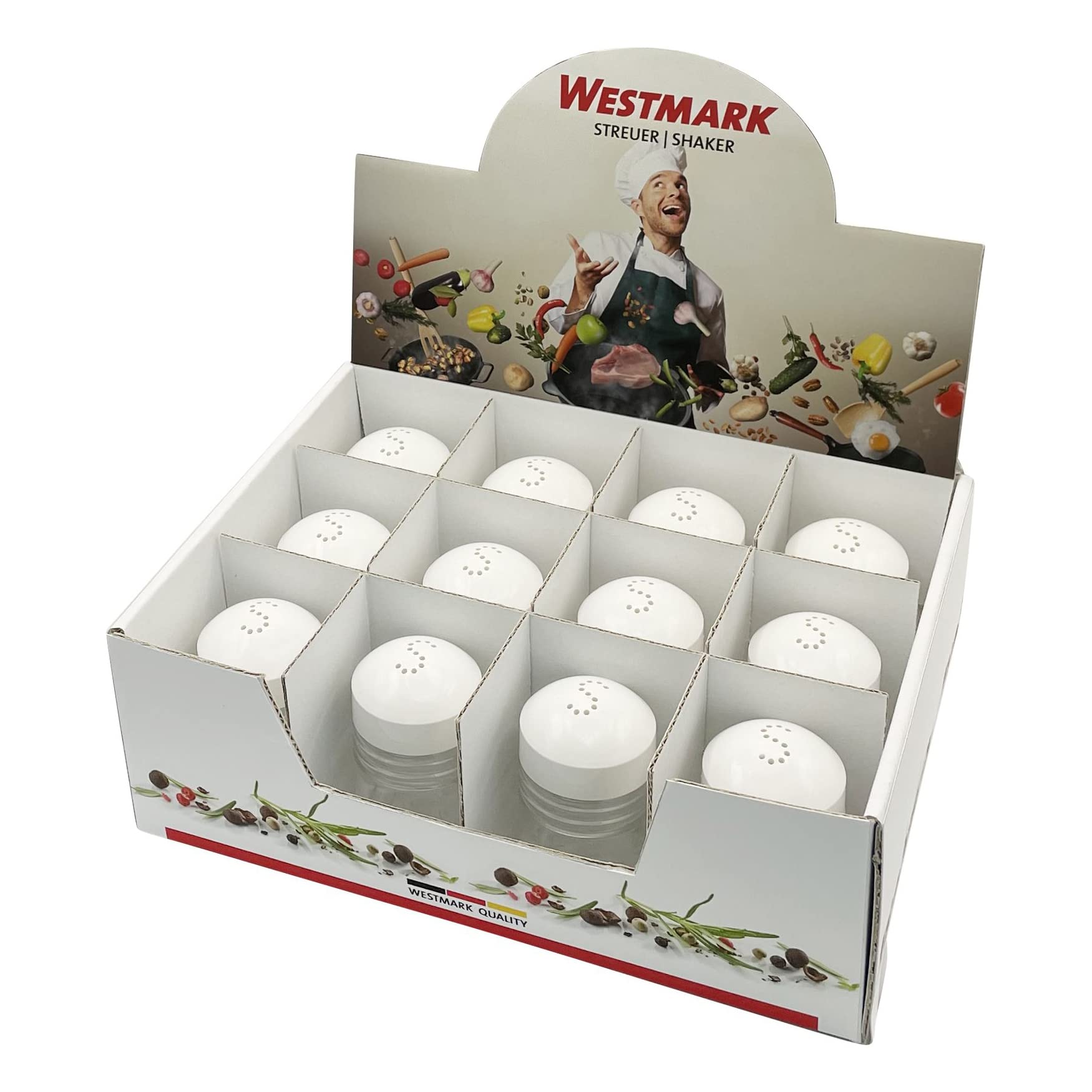 westmark-63042611-paris-standard-pr-sentoir-sali-res-12-pi-ces-40-ml-verre-plast image 3