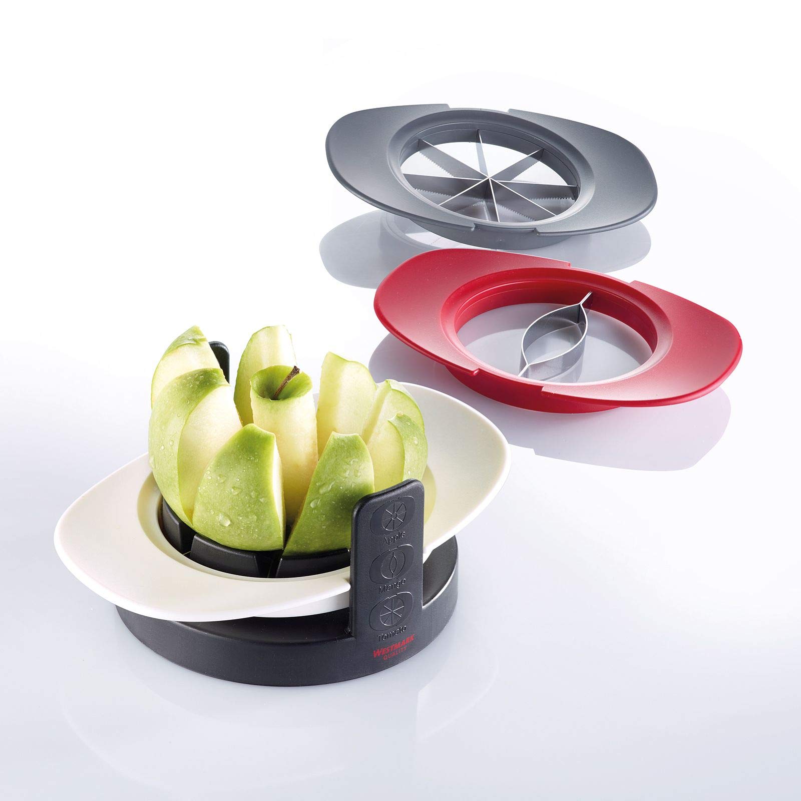 westmark-tutti-frutti-51142260-coupe-pomme-tomate-mangue-3-en-1-diviseur-multifo image 2