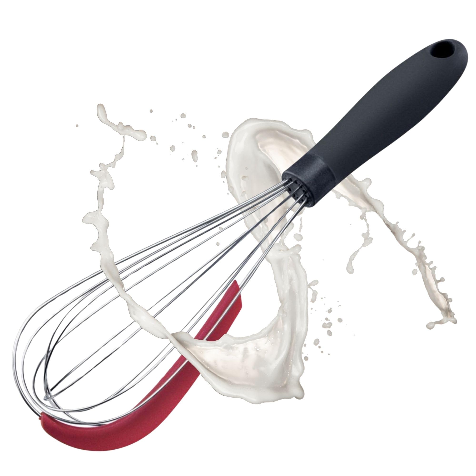 westmark-fouet-avec-raclette-m-lange-p-tes-et-sauces-manche-ergonomique-acier-in image 1