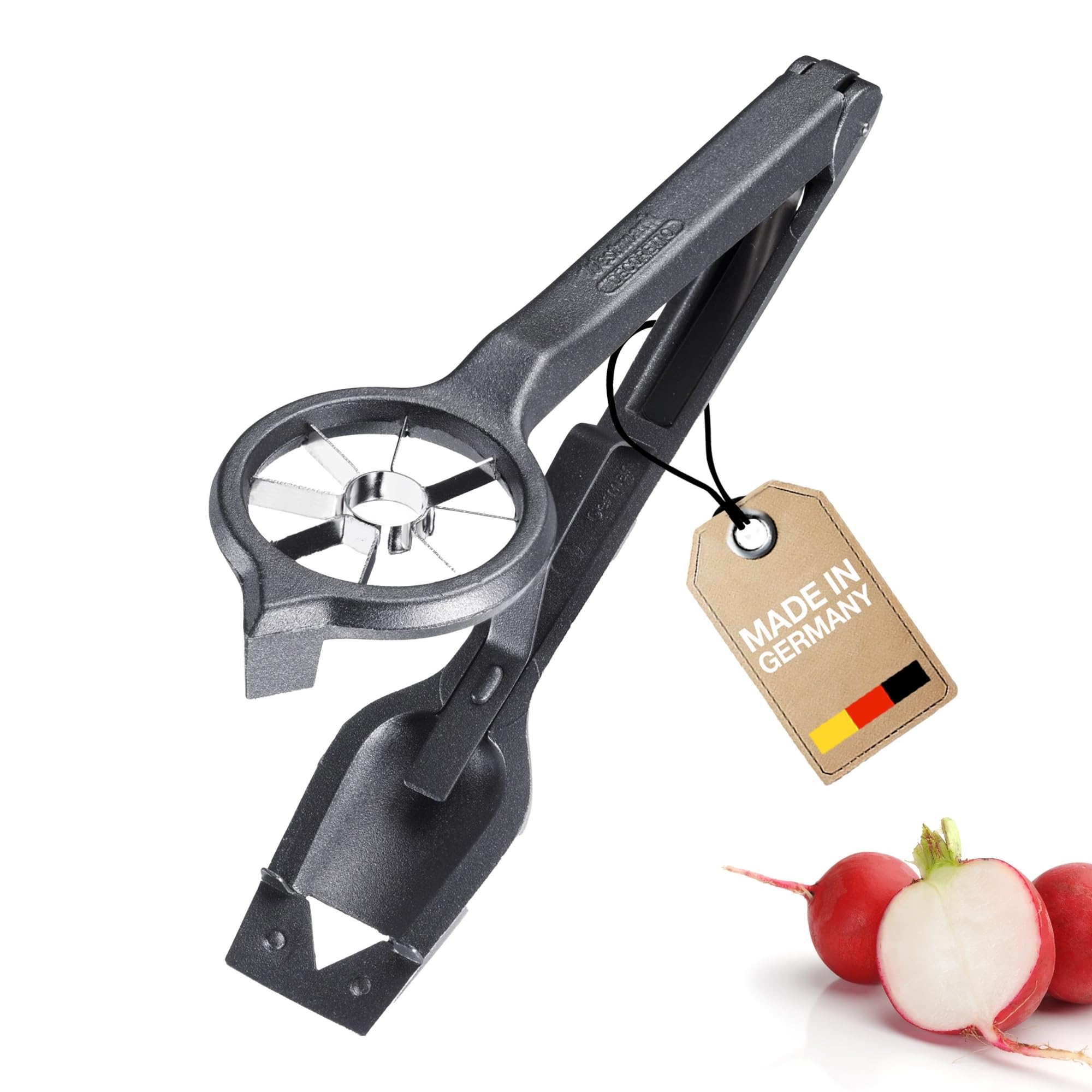 westmark-decoretto-black-edition-coupe-radis-d-coratif-pour-roses-de-radis-et-ga image 1