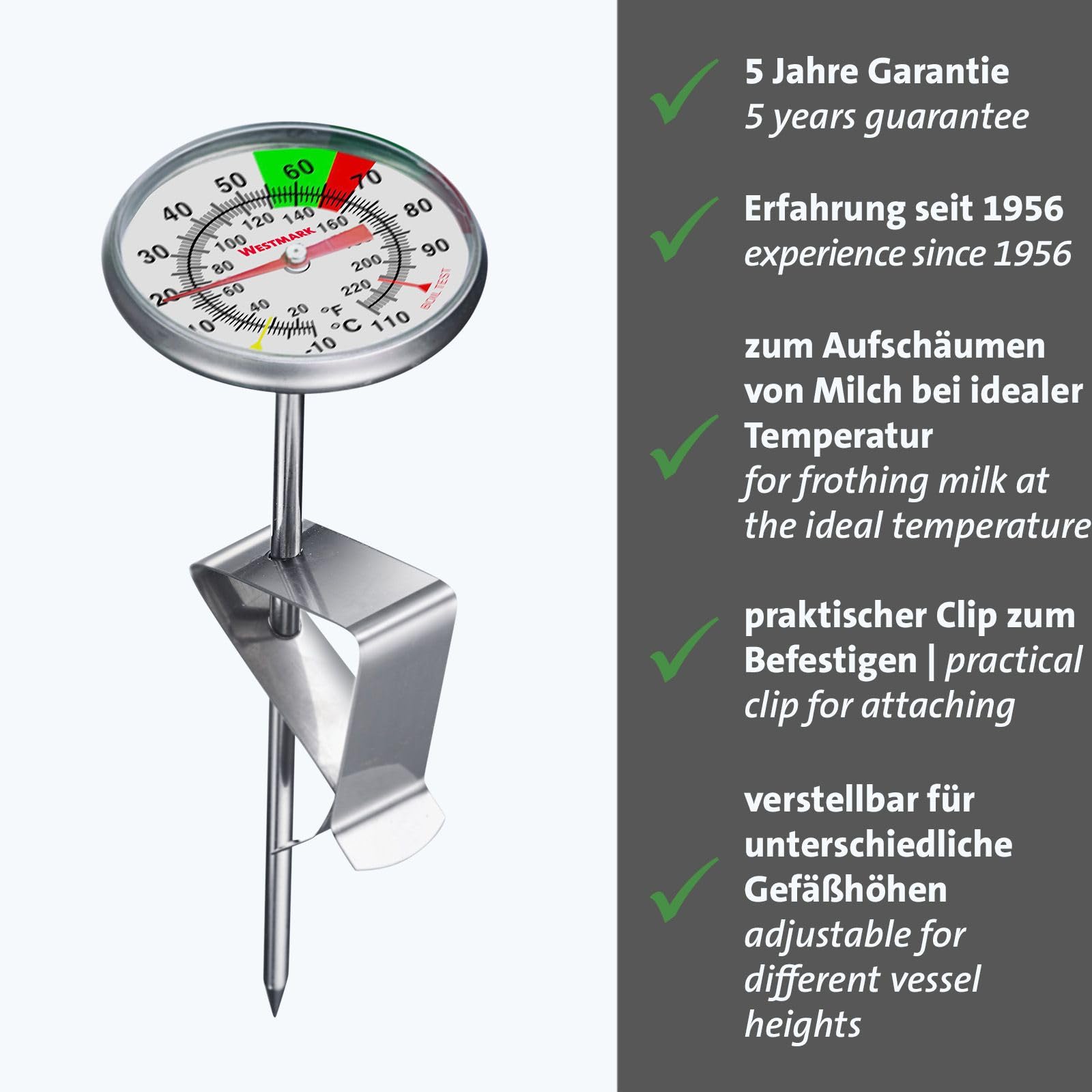 westmark-thermom-tre-lait-barista-avec-clip-thermom-tre-de-cuisine-en-acier-inox image 2