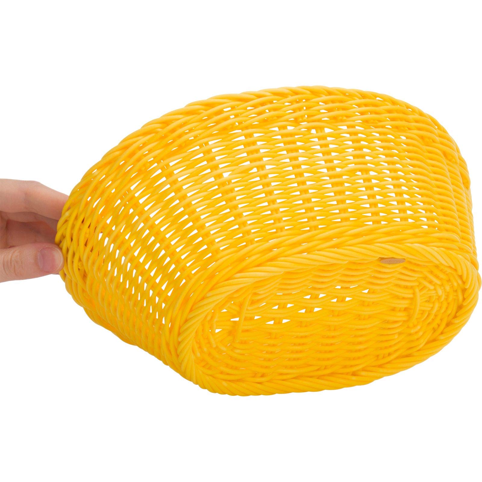 westmark-saleen-2039289-corbeille-ovale-conique-26-x-18-5-x-9-cm-jaune-citron image 3