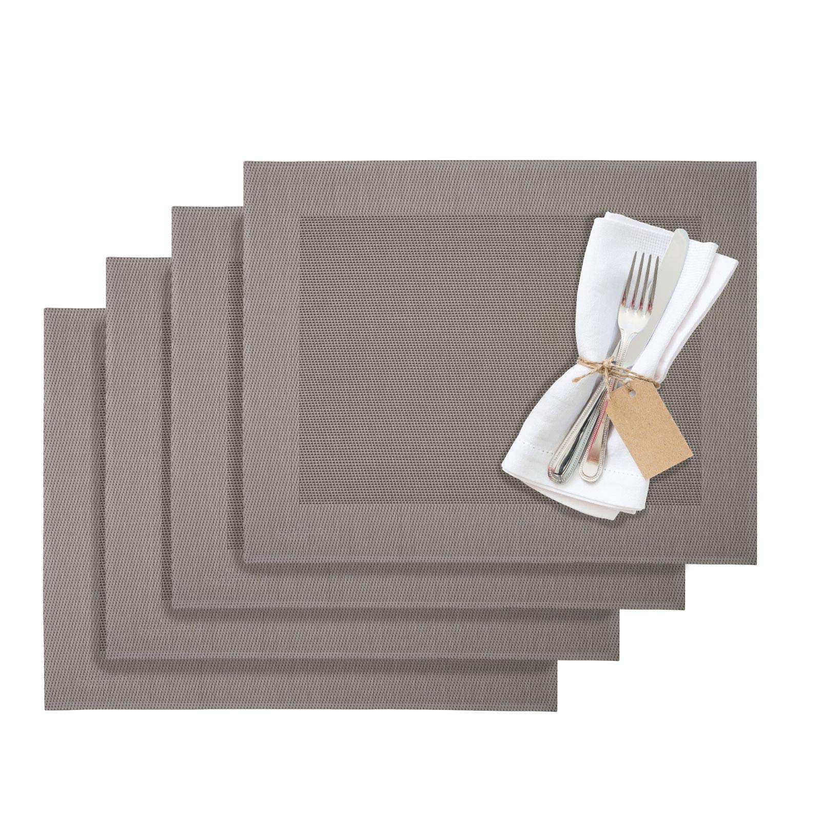 westmark-saleen-home-set-de-4-sets-de-table-42-x-32-cm-en-vinyle-polyester-gris- image 1