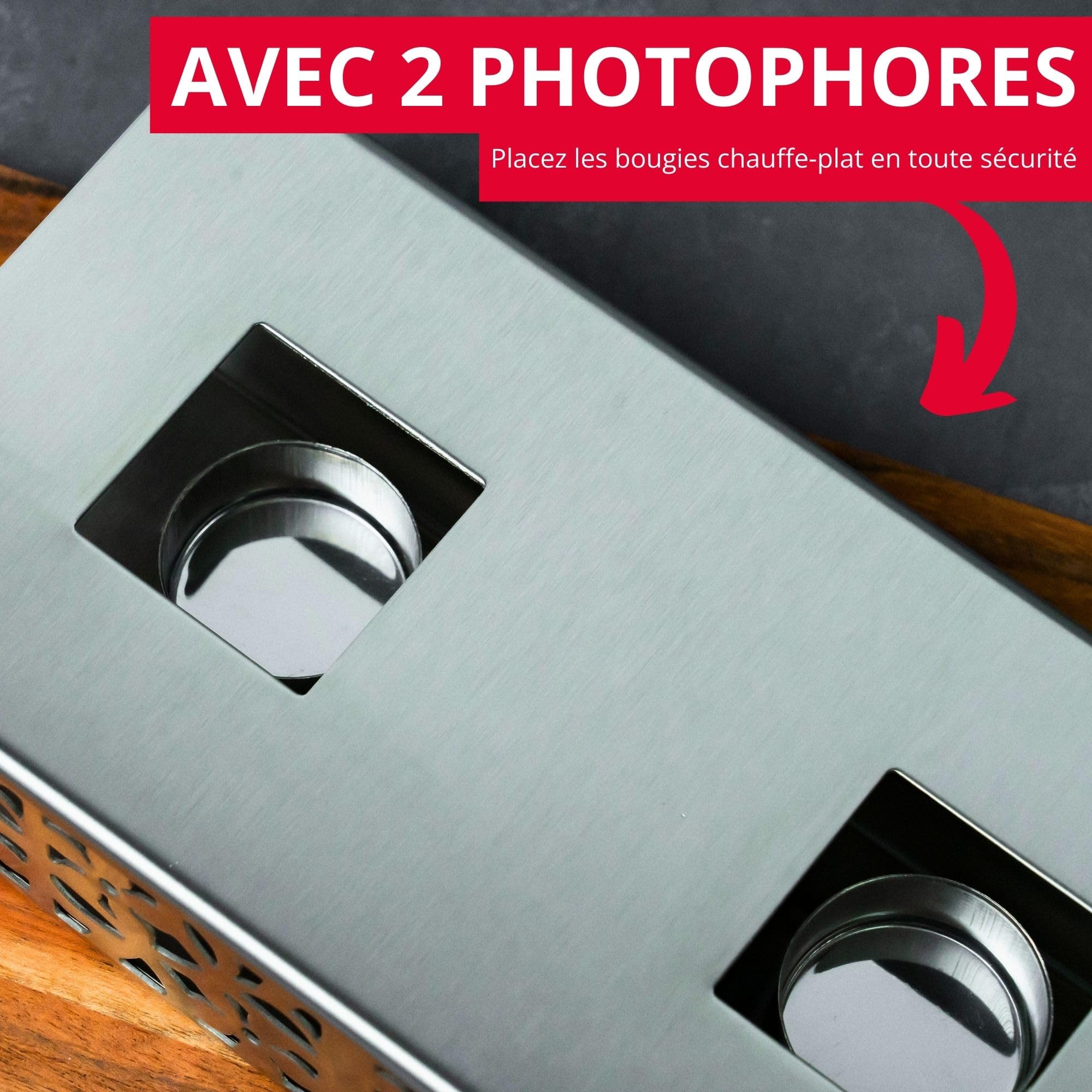 westmark-r-chauffe-plat-en-acier-inoxydable-240-x-120-x-52-mm-avec-deux-porte-bo image 3