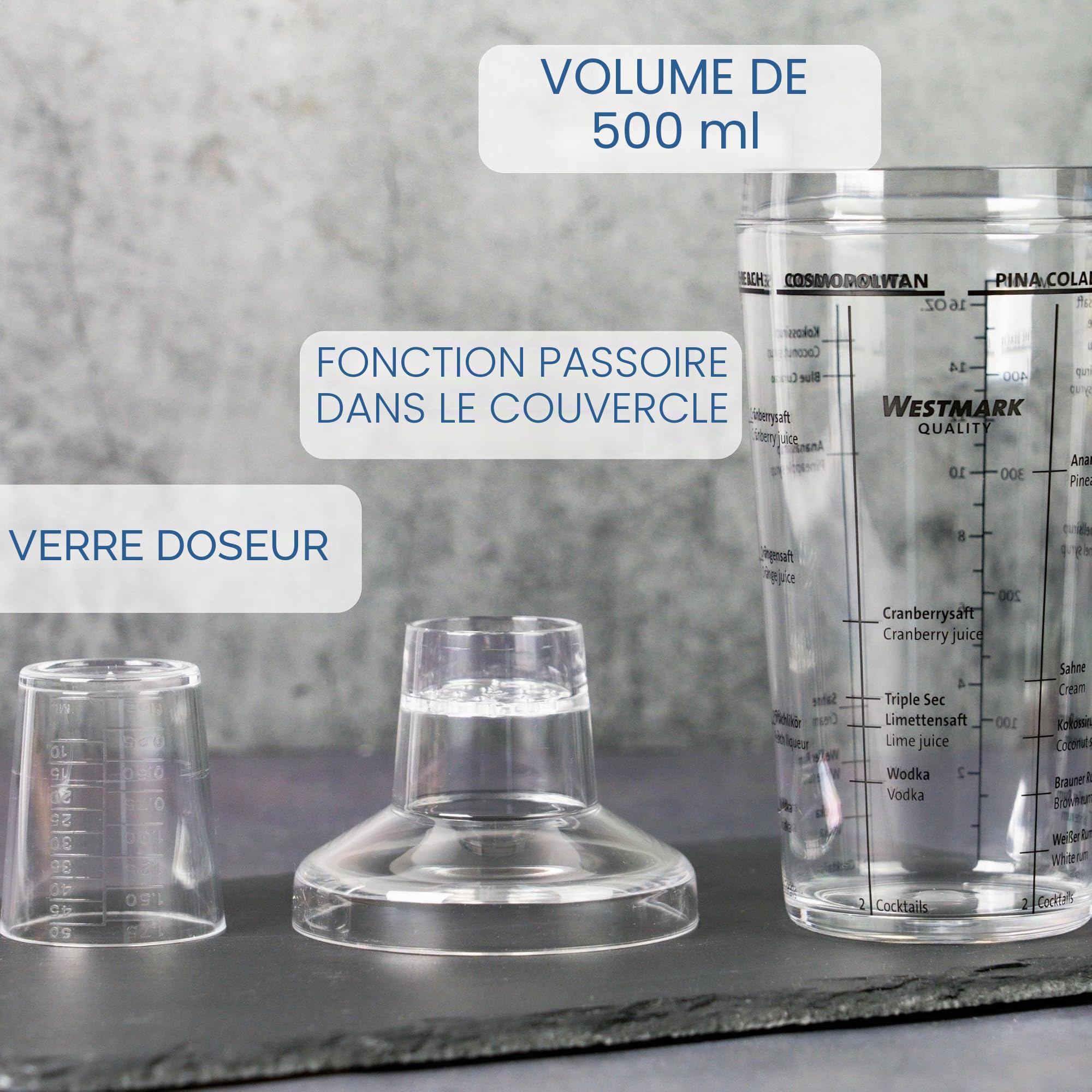 westmark-casablanca-62892260-shaker-cocktails-0-5-l-avec-5-recettes-imprim-es-et image 3