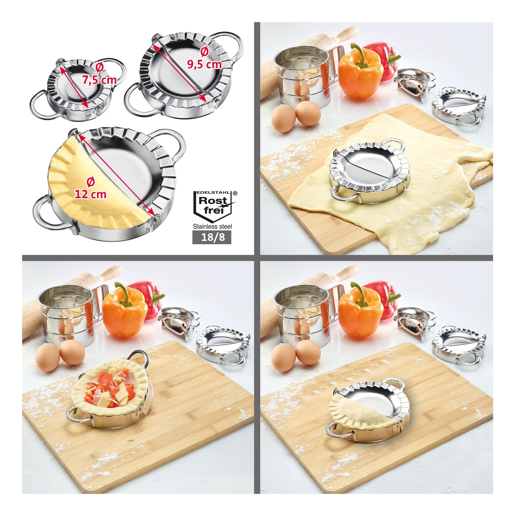 westmark-emilia-moules-raviolis-en-acier-inoxydable-7-5-cm-avec-poign-es-pratiqu image 4