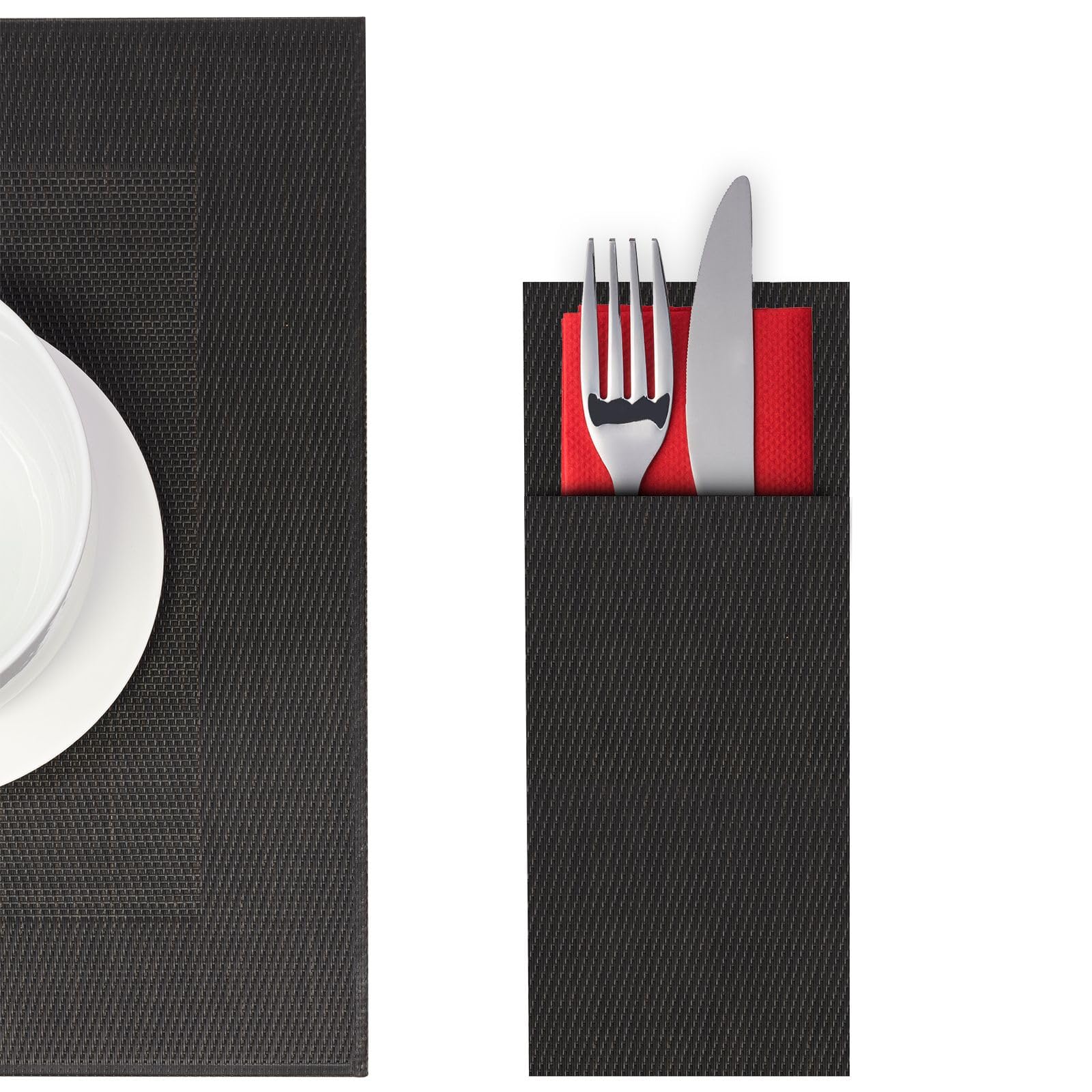 westmark-edition-saleen-porte-couverts-et-serviettes-set-de-6-24-x-9-cm-synth-ti image 3