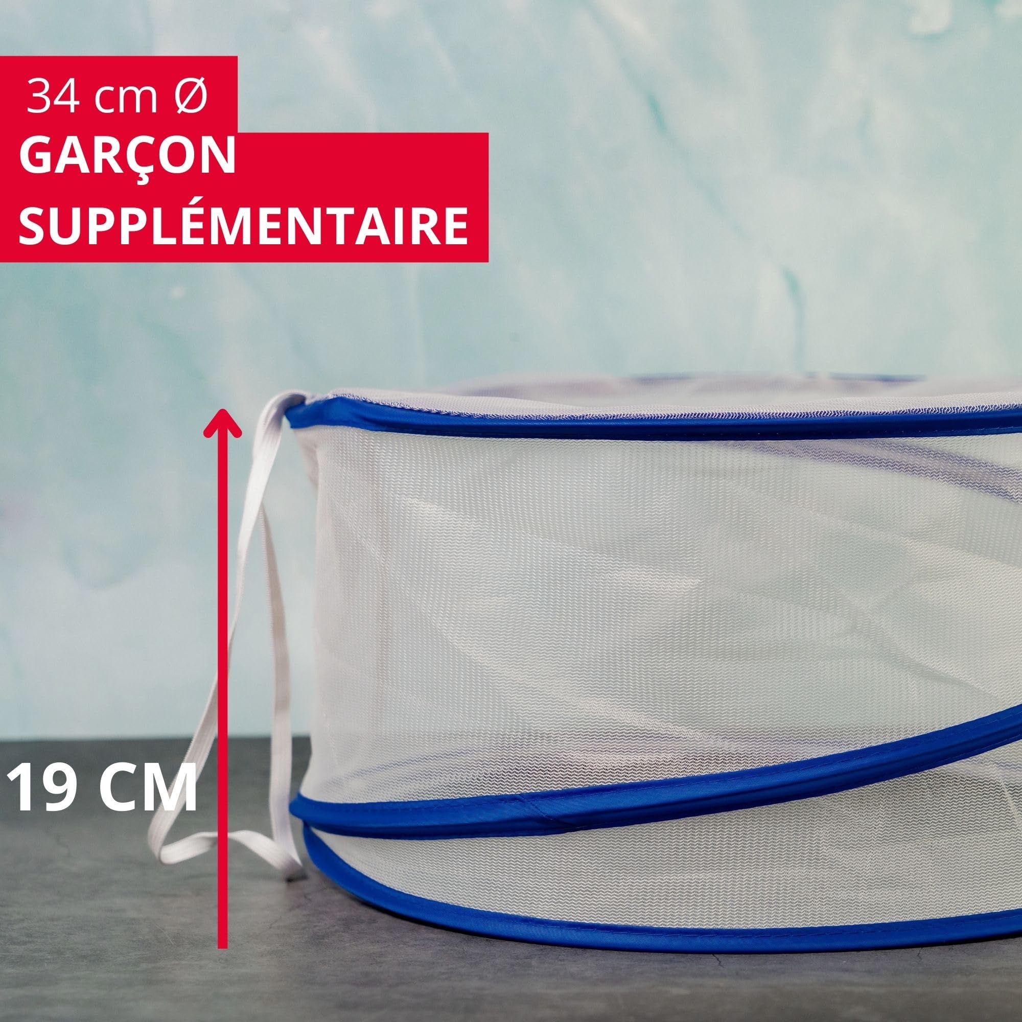westmark-hoody-couverture-alimentaire-34-cm-bleue-couverture-pliable-anti-insect image 5