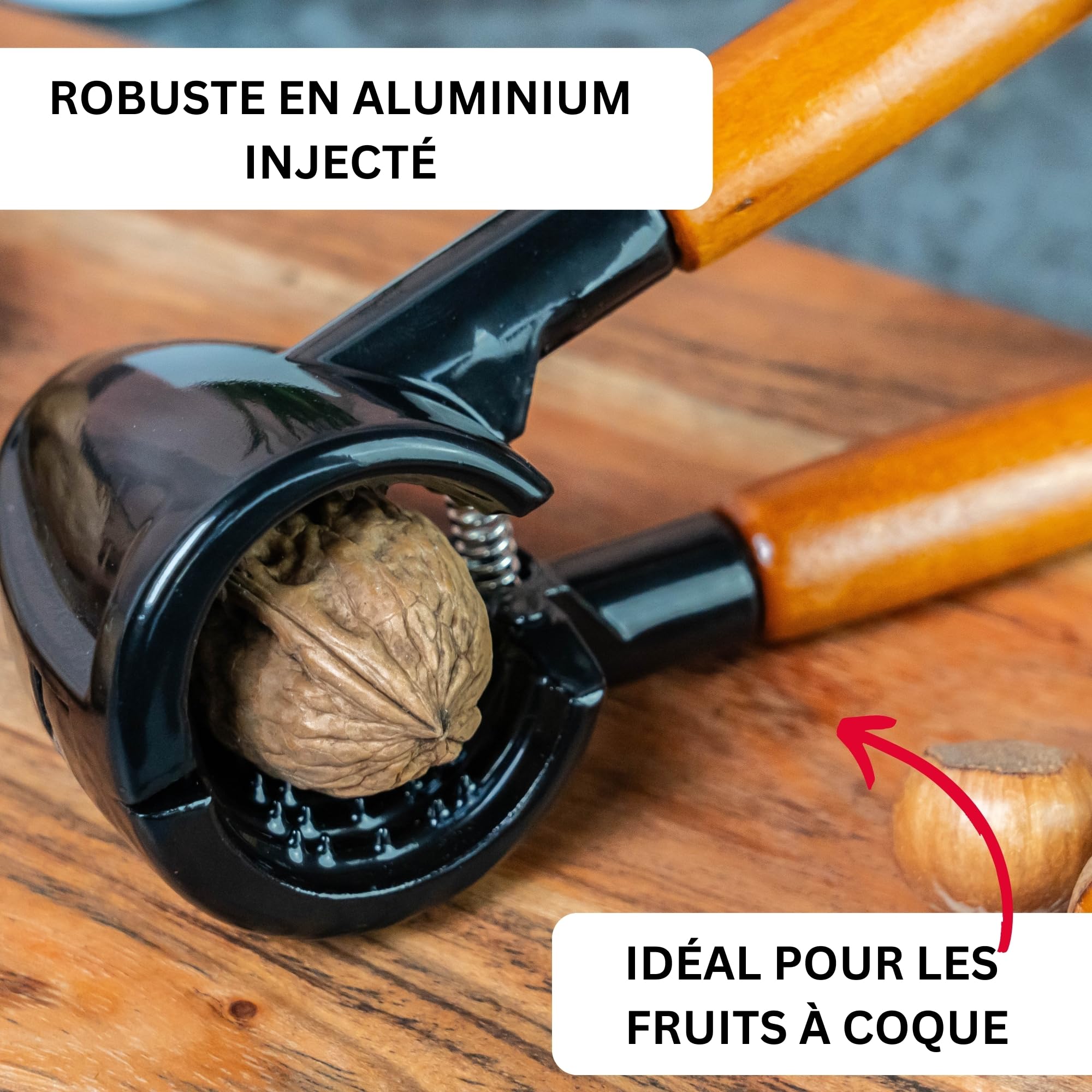 westmark-sieger-nussprofi-deluxe-3326220-casse-noix-et-pince-champagne-aluminium image 2