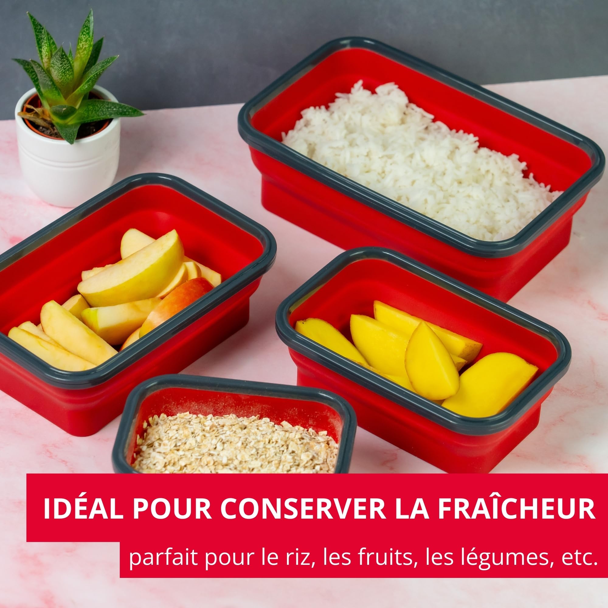 westmark-bo-te-alimentaire-pliable-carr-e-600-ml-en-silicone-sans-bpa image 3