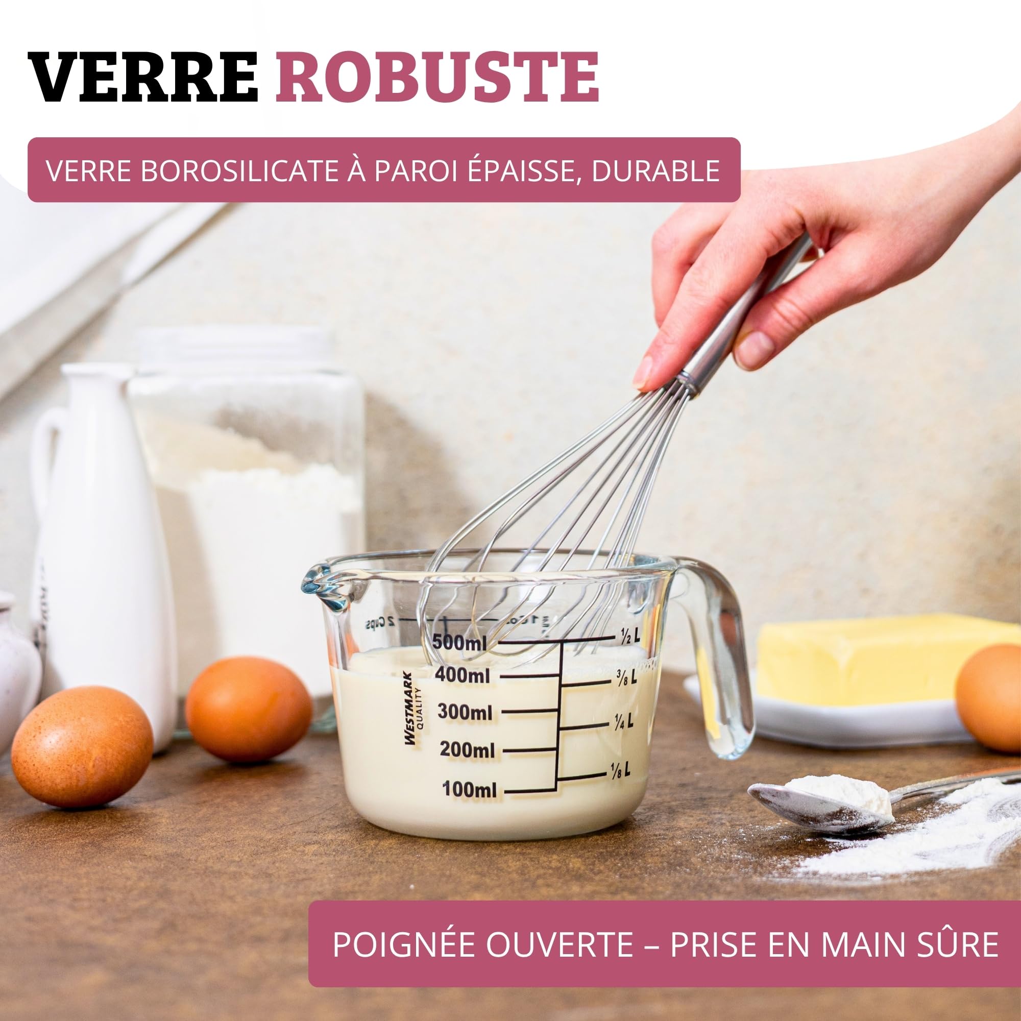westmark-verre-doseur-gradu-en-verre-borosilicate-0-5-l-passe-au-four-micro-onde image 5