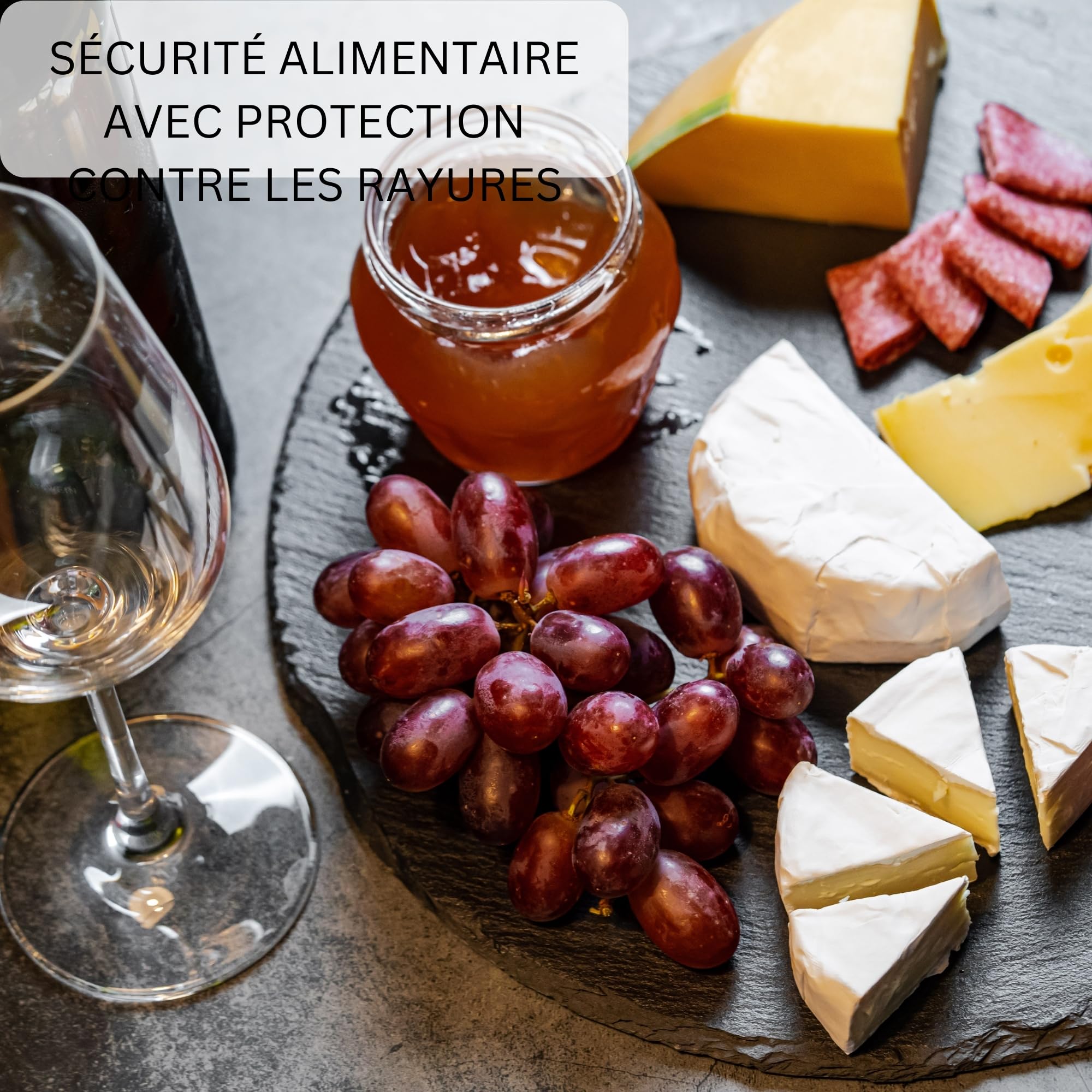 westmark-tapas-friends-694222e3-set-de-8-planches-de-service-en-ardoise-naturell image 5