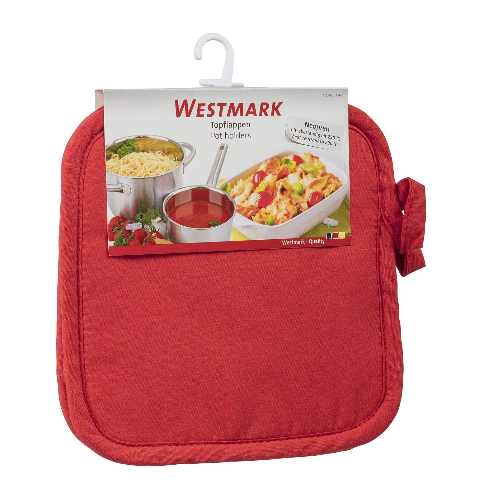 westmark-set-de-2-maniques-carr-es-20-x-20-cm-coton-et-n-opr-ne-antid-rapant-rou image 7