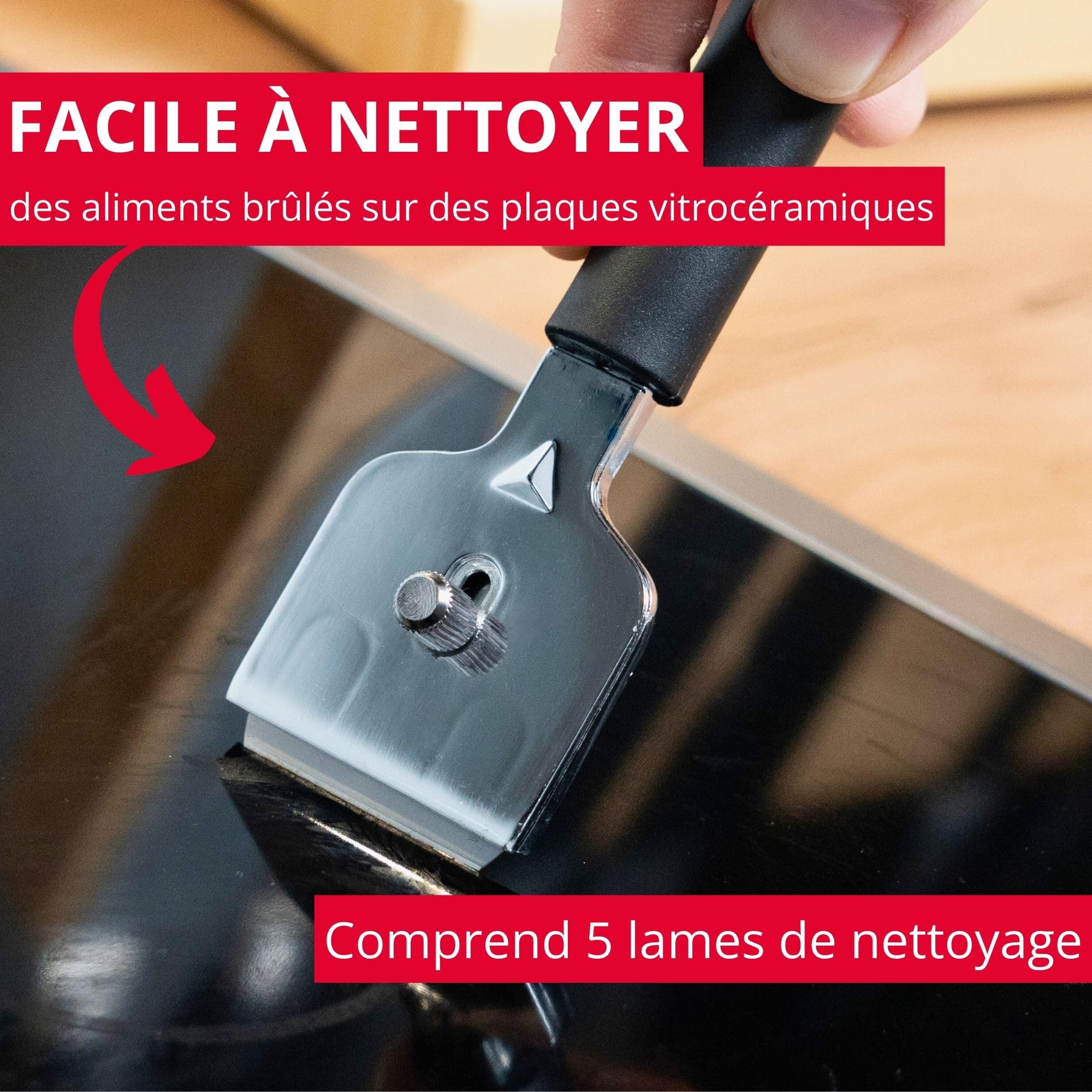 westmark-gallant-racloir-pour-plaques-vitroc-ramiques-avec-5-lames-de-nettoyage- image 2