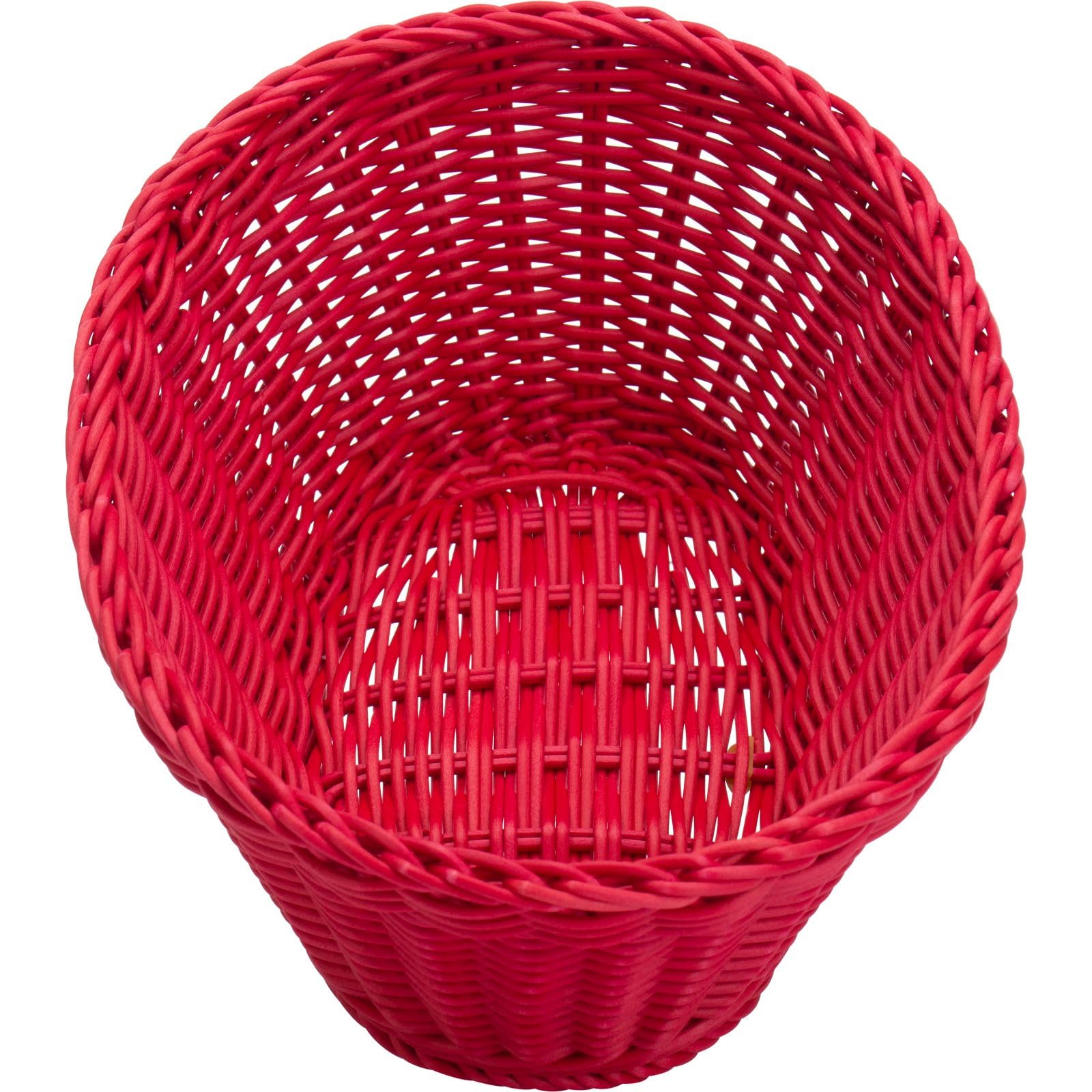 saleen-2039291-corbeille-ovale-conique-rubis-26-x-18-5-x-9-cm-vannerie-synth-tiq image 2