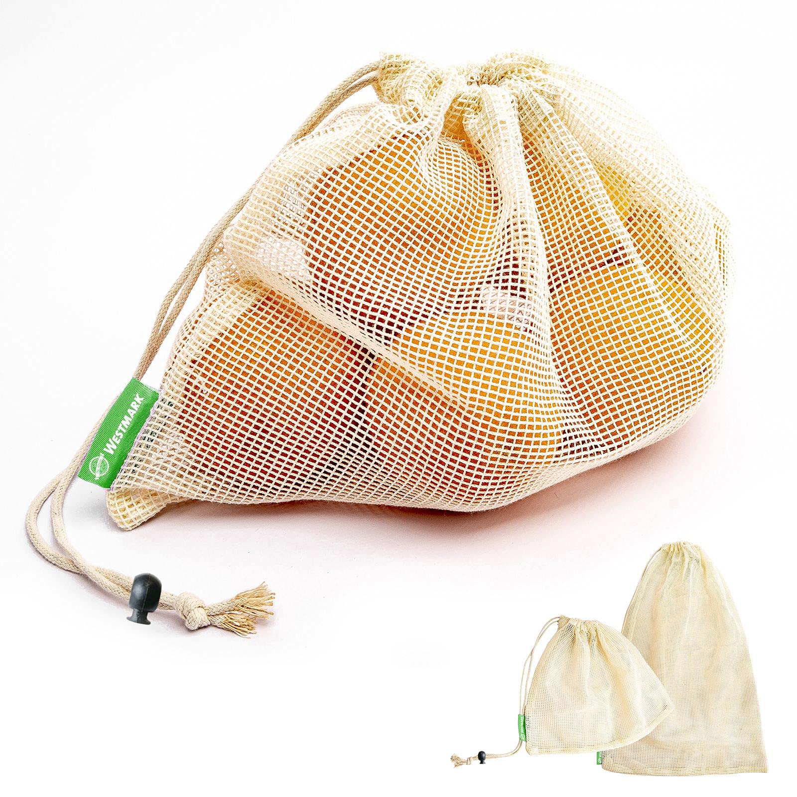 westmark-52372260-sacs-fruits-et-l-gumes-ko-lot-de-2-beige image 1