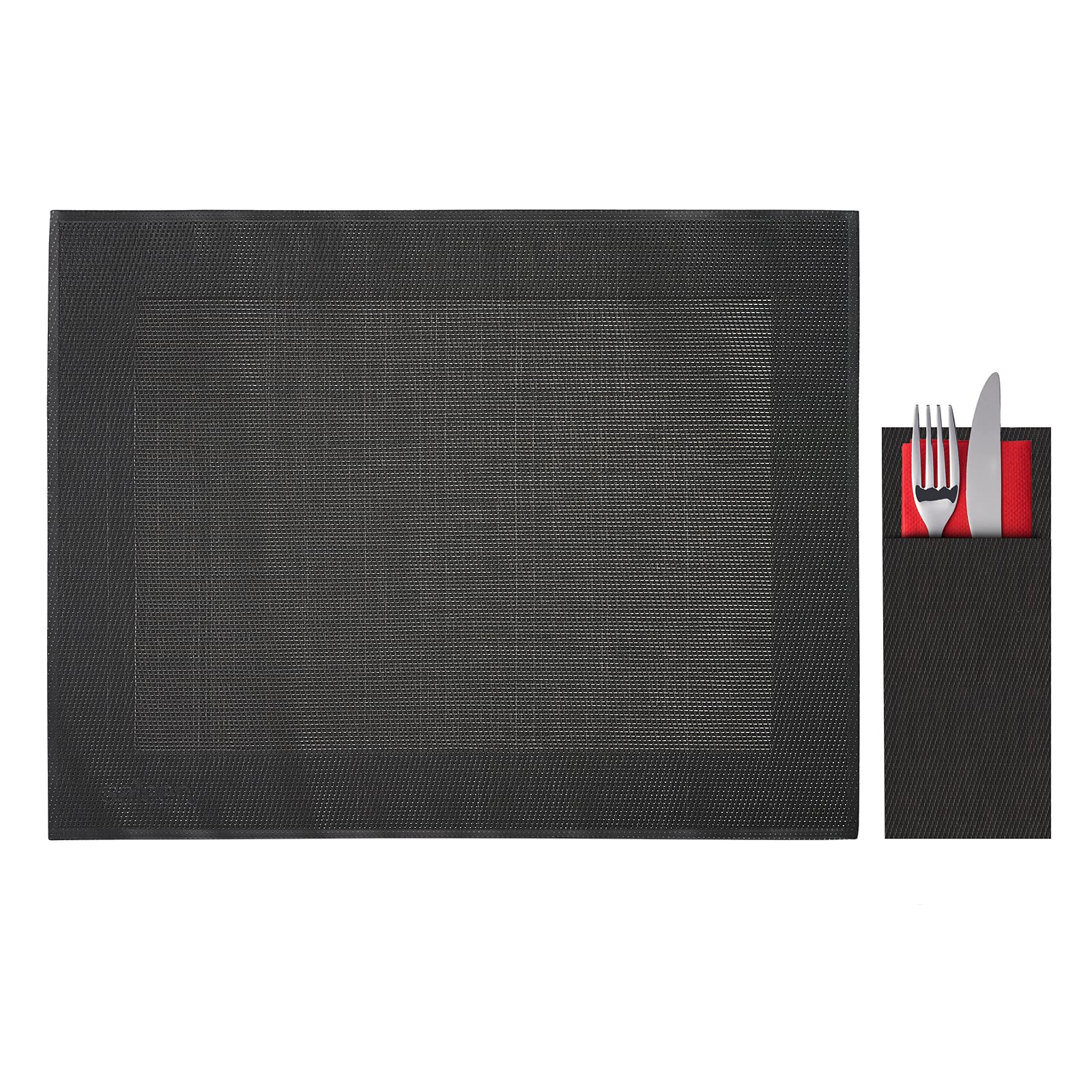 westmark-home-012102861e6-set-de-table-12-sets-6-poches-couverts-en-mati-re-synt image 6