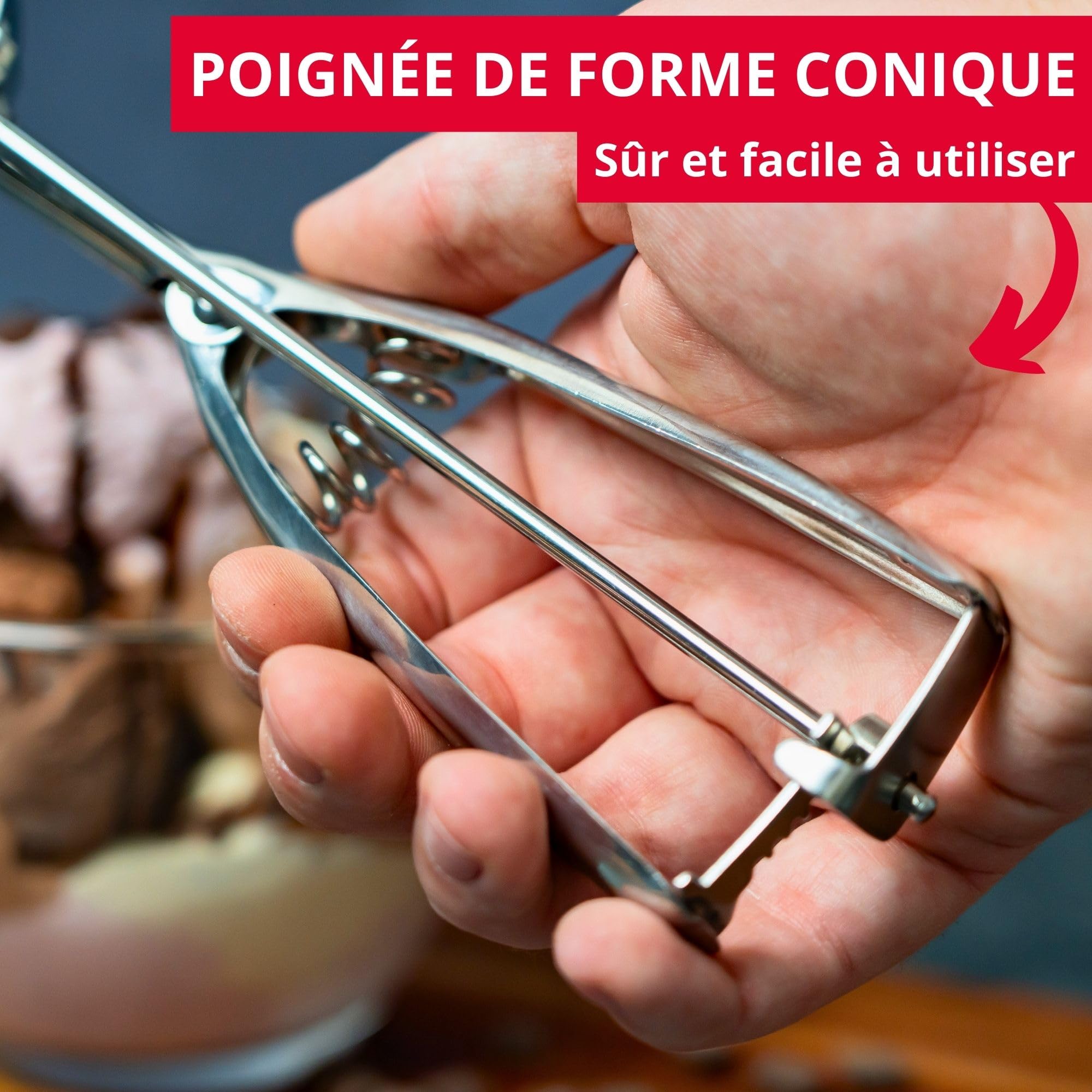 westmark-62972270-cuill-re-glace-argent-e-avec-m-canisme-coulissant-boules-de-gl image 3