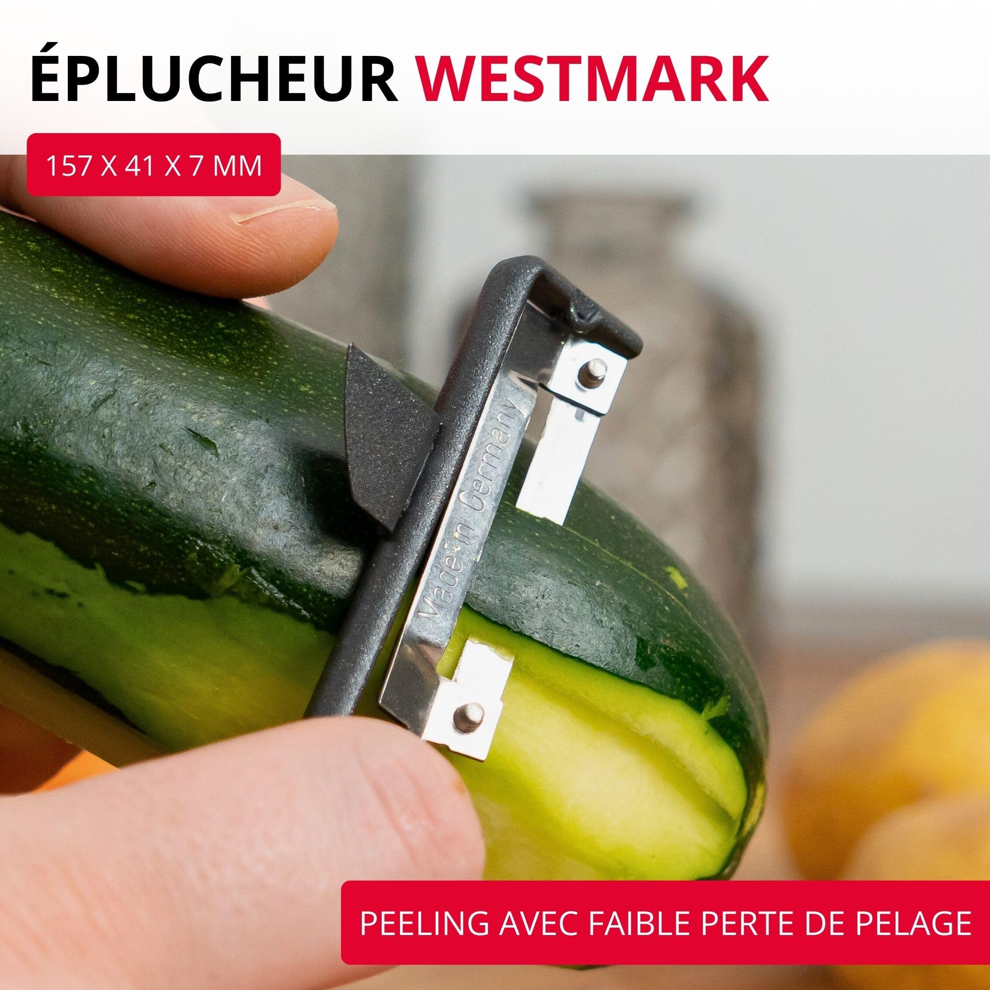 westmark-plucheur-black-edition-106177e4-2-pi-ces-plucheur-pendulaire-en-acier-a image 2
