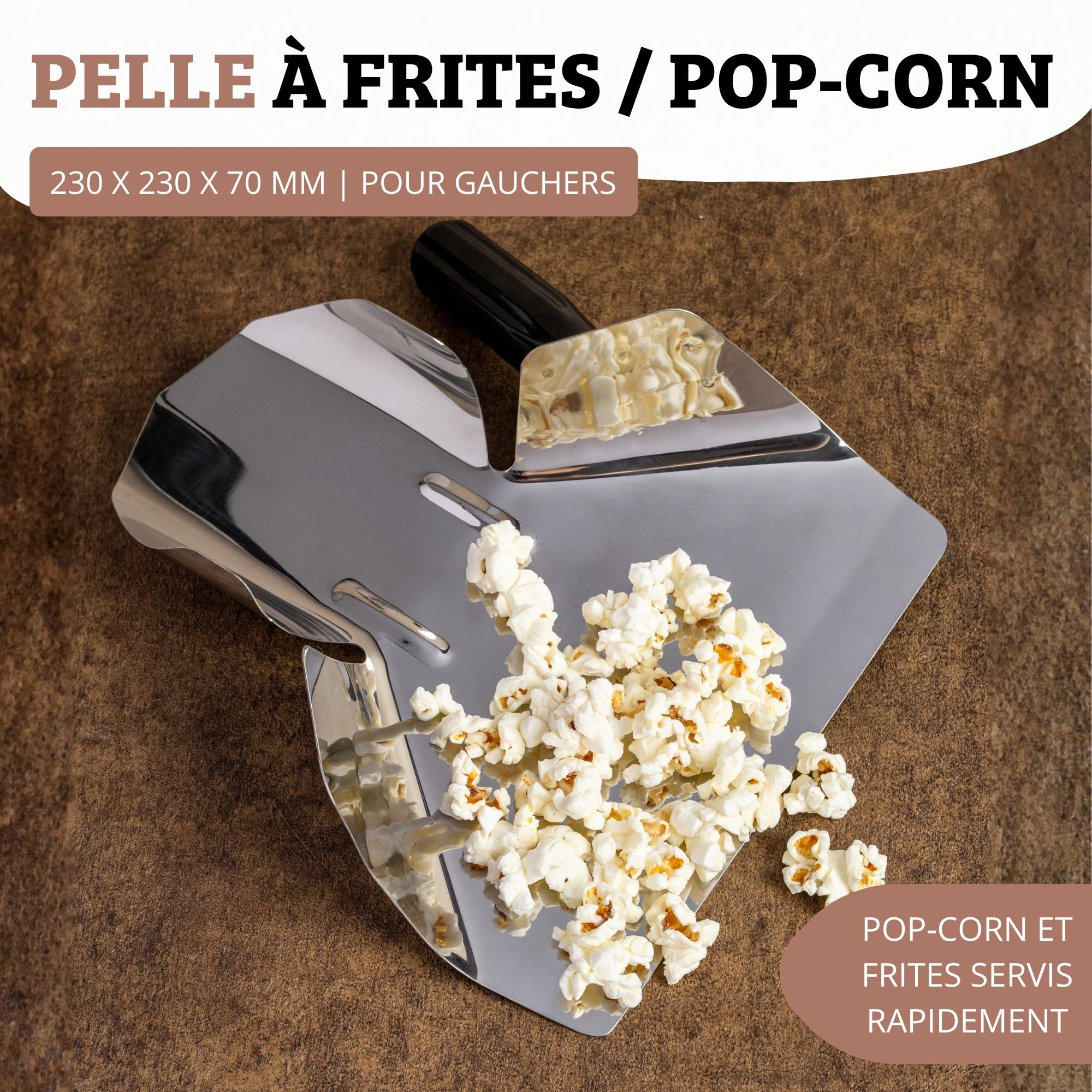westmark-91272270-pelle-professionnelle-popcorn-frites-en-acier-inoxydable-poign image 3