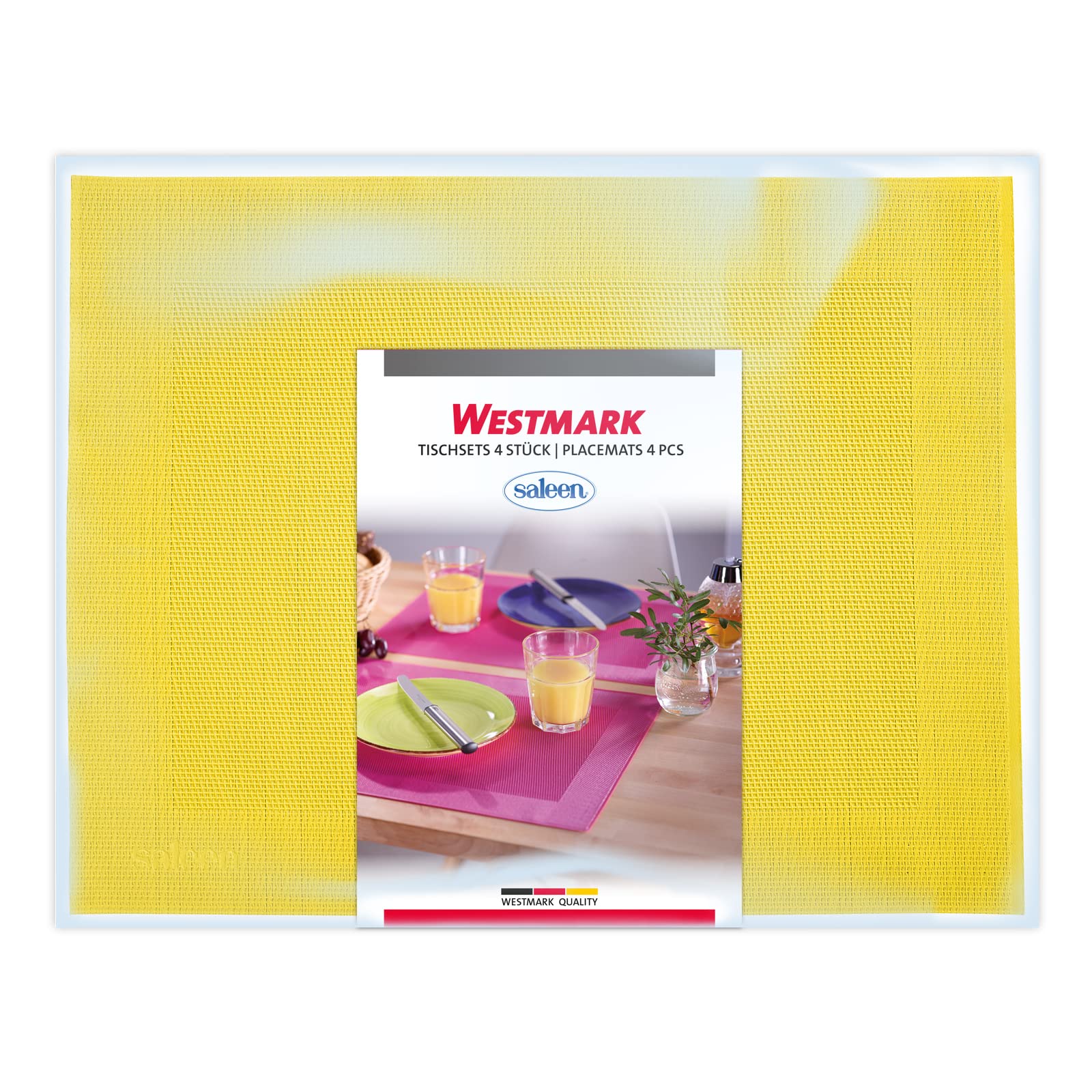 westmark-saleen-home-sets-de-table-4-pi-ces-42-x-32-cm-vinyle-polyester-jaune-01 image 6