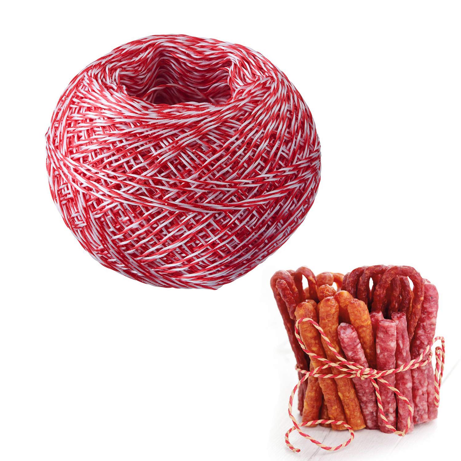 westmark-15192270-ficelle-grillades-r-tis-en-polyester-rouge-blanc-r-sistante-la image 2