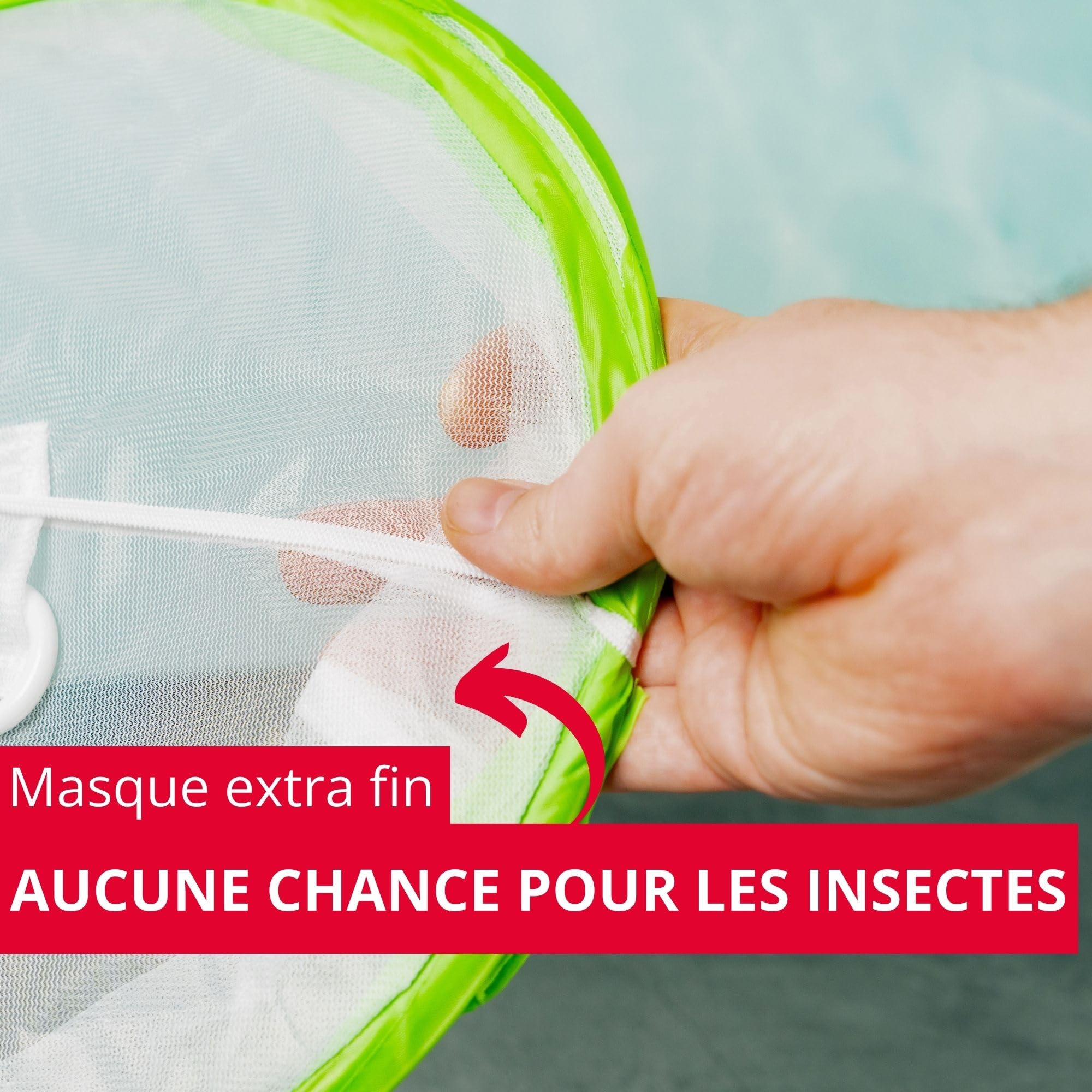 westmark-hoody-housse-alimentaire-pliable-anti-mouches-30-cm-verte-pour-repas-en image 2
