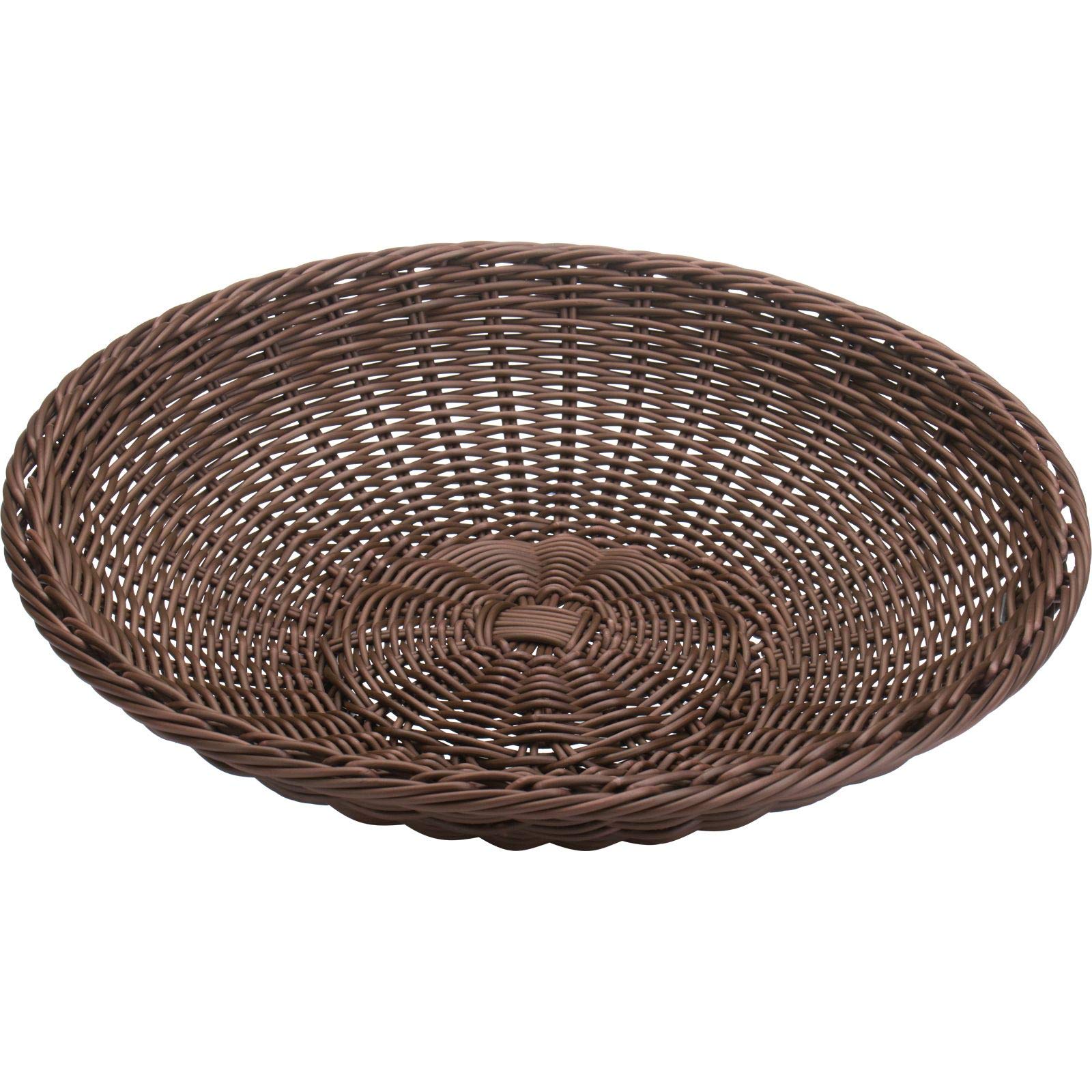 westmark-saleen-2038910-corbeille-plate-marron-38-x-7-5-cm-vannerie-synth-tique- image 2