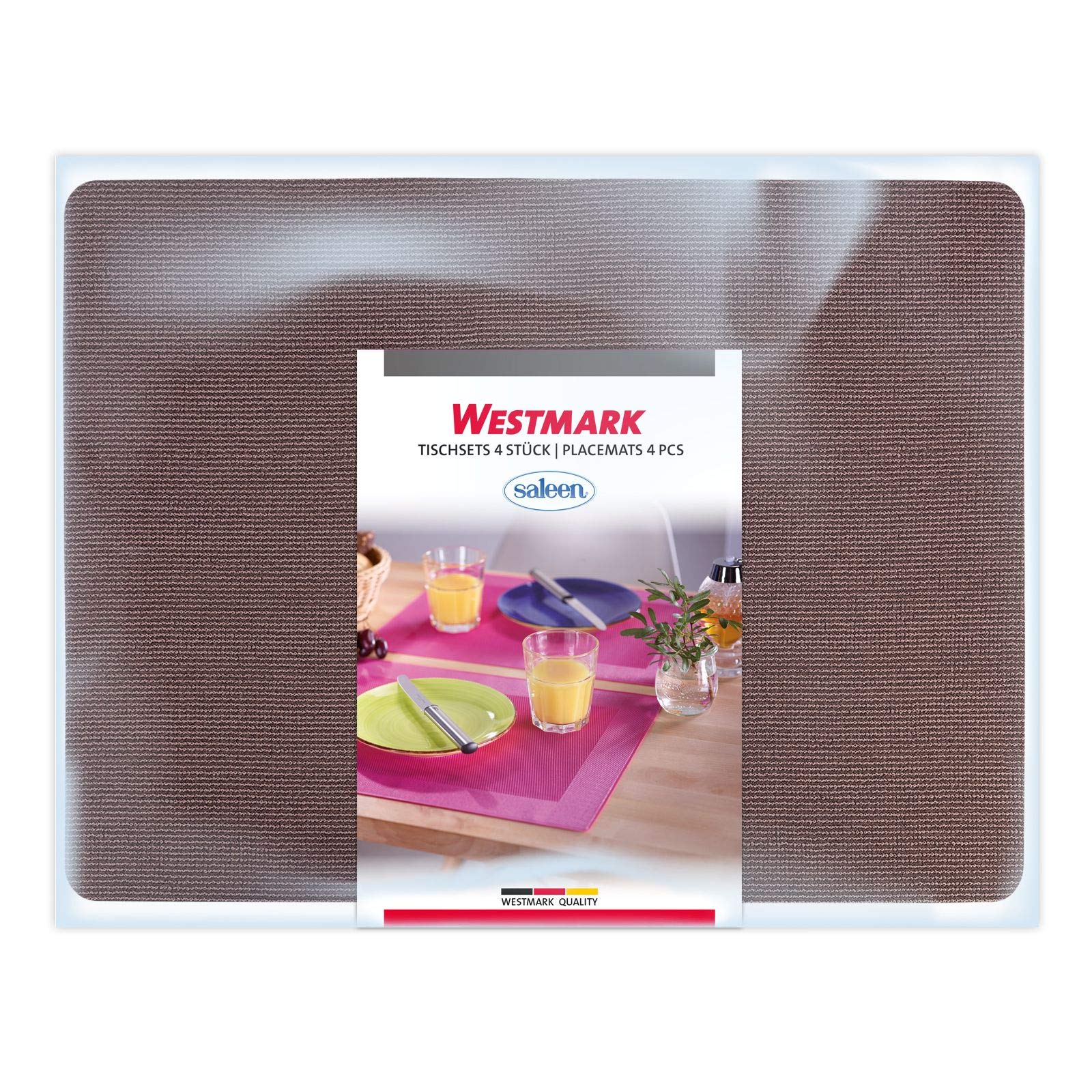 westmark-terra-01057006150-set-de-4-sets-de-table-43-x-30-cm-plastique-marron image 6