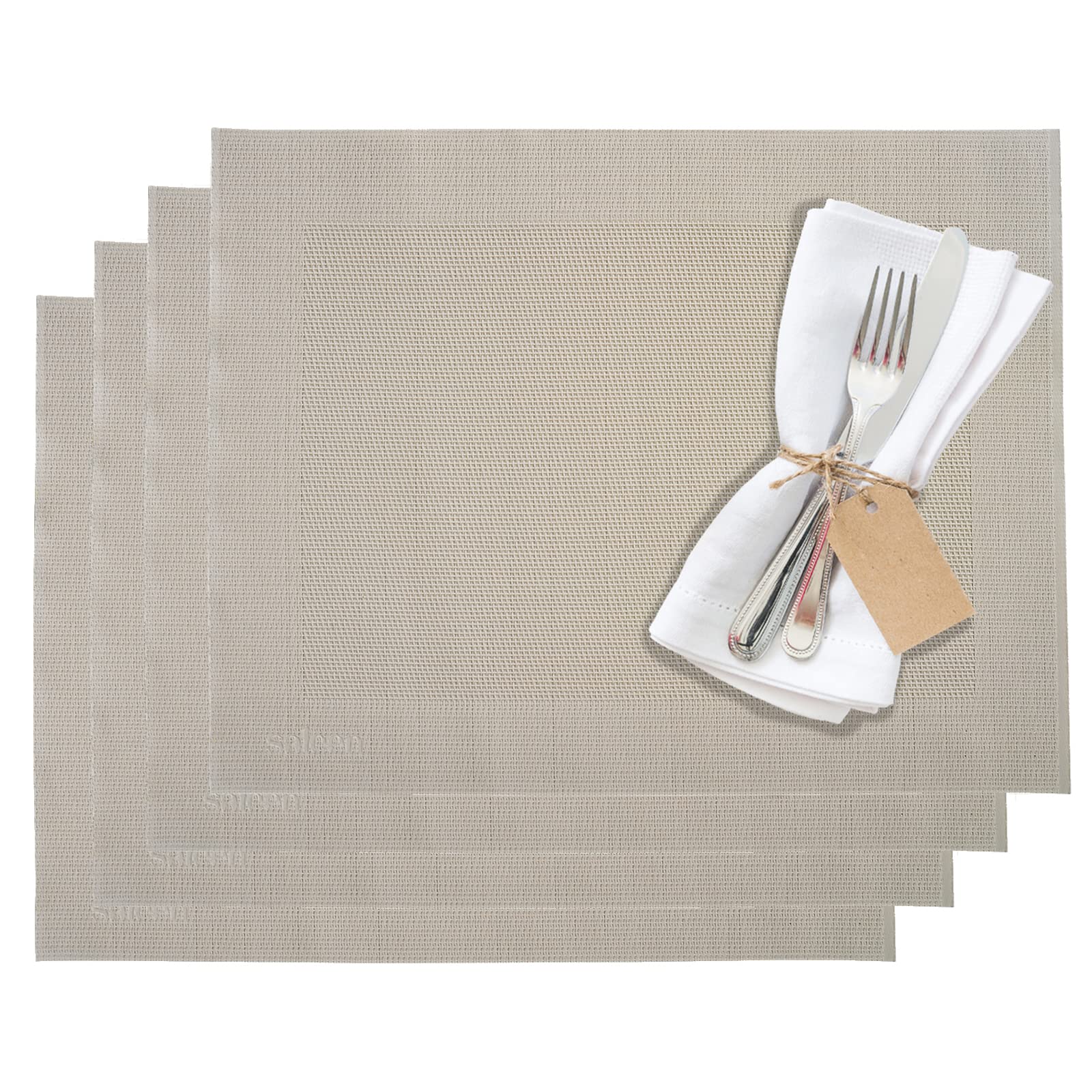 westmark-01210210150-sets-de-table-saleen-4-pi-ces-42-x-32-cm-vinyle-polyester-t image 1